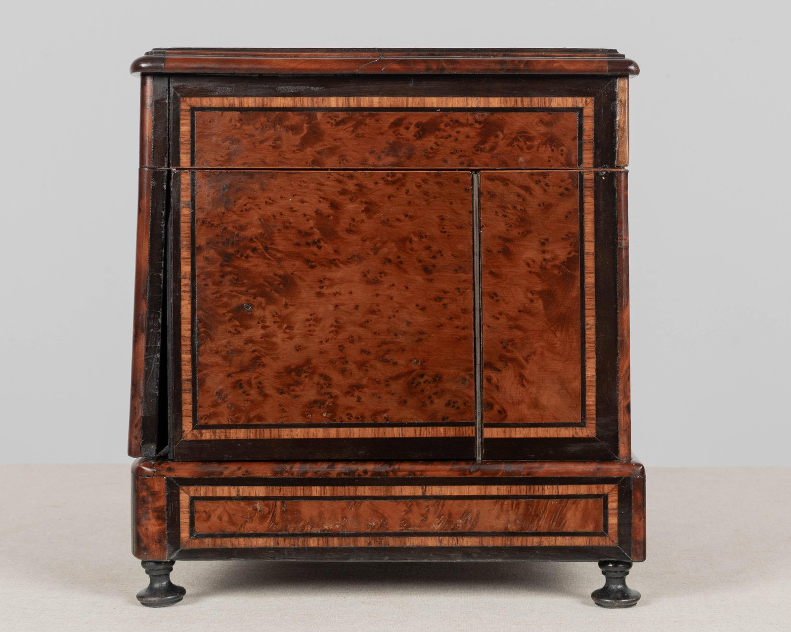 19th Century French Marquetry Tantalus Cordial Decanter Set - Set of 11 - 8