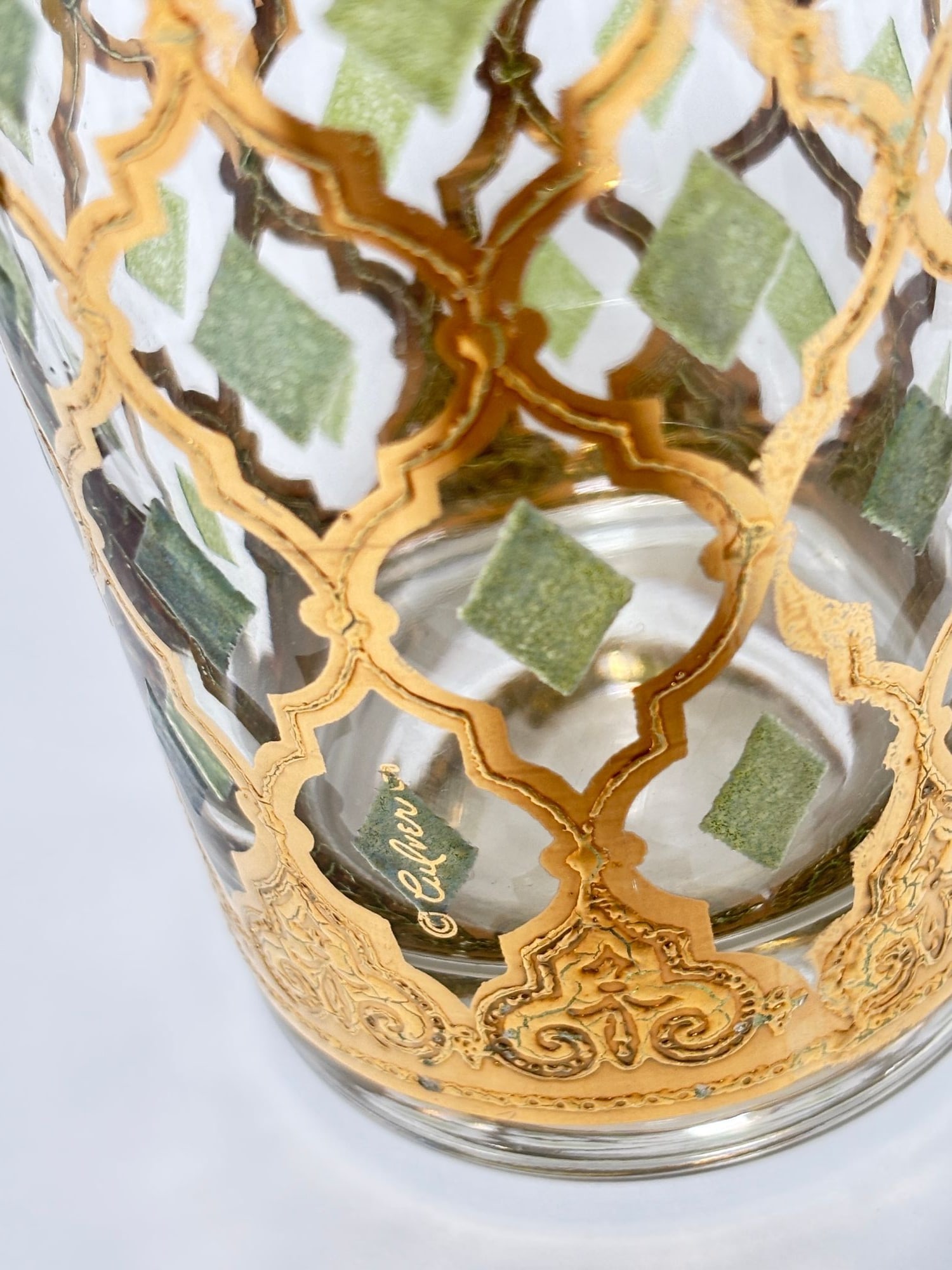 1960s Culver LTD Highball Glasses 22 K Gold Valencia Design - 16