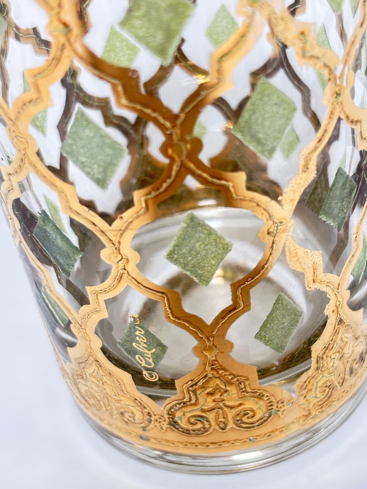 1960s Culver LTD Highball Glasses 22 K Gold Valencia Design - 18