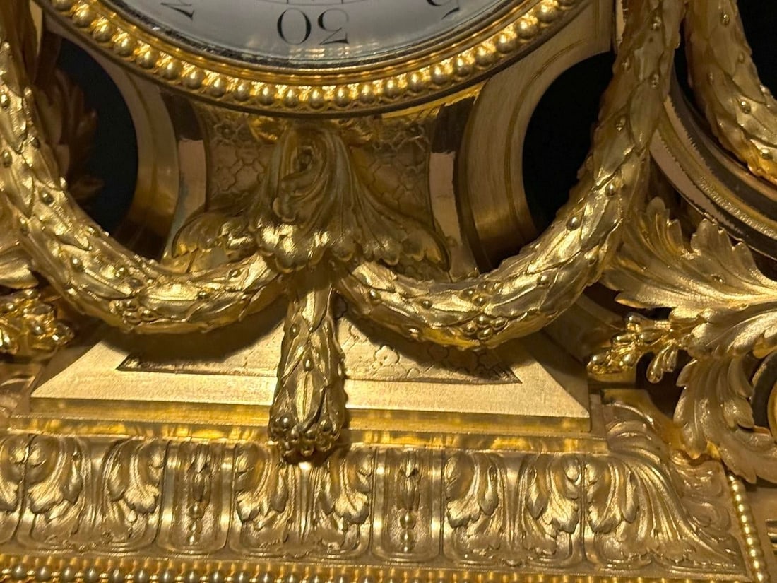 1860s S Marti Napoleon III Gold Ormolu Bronze Clock - 10