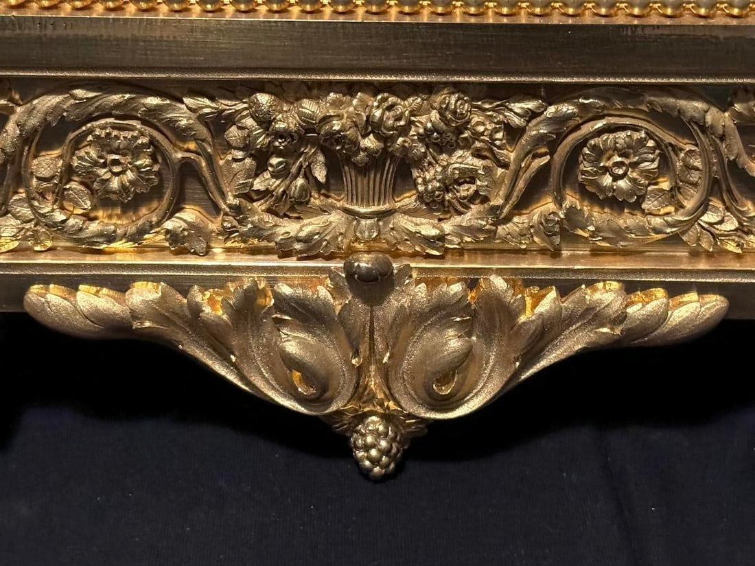 1860s S Marti Napoleon III Gold Ormolu Bronze Clock - 9