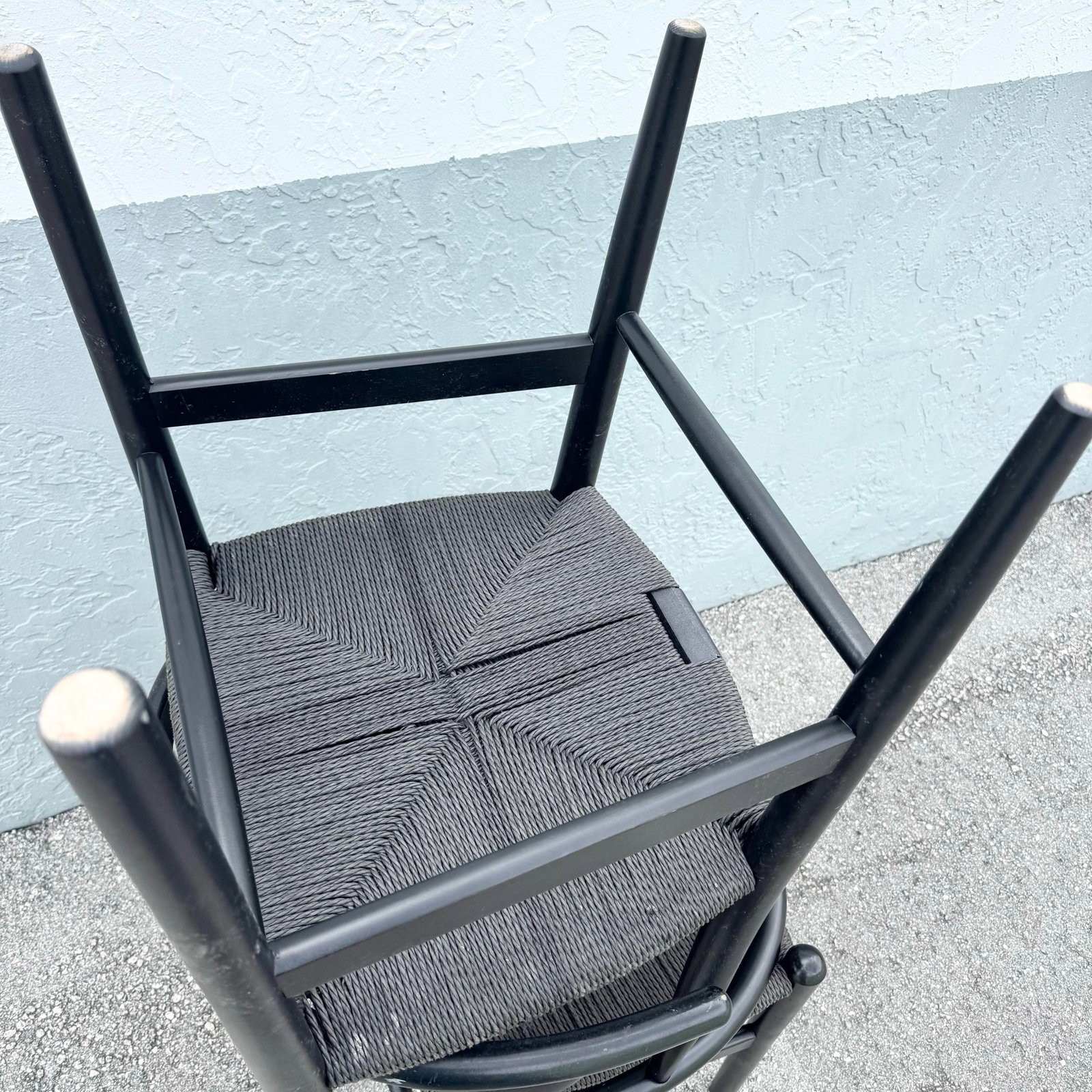 Vintage Weave Wishbone Dining Chairs - Set of 6 - 8