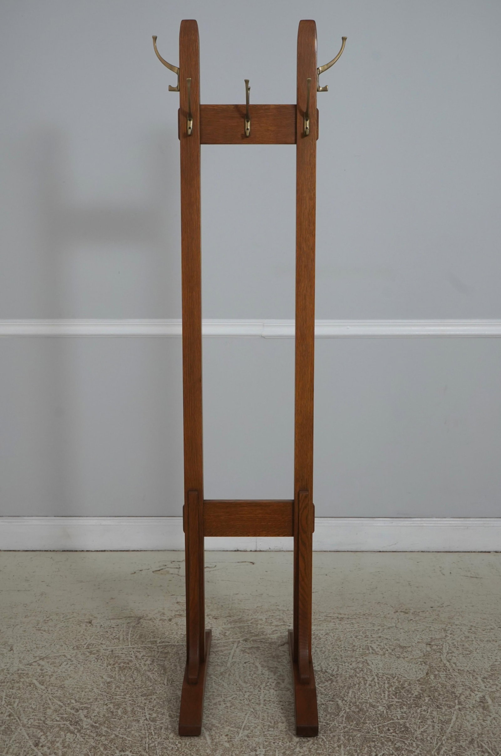 Stickley Mission Oak Coat Rack Hall Tree - 2