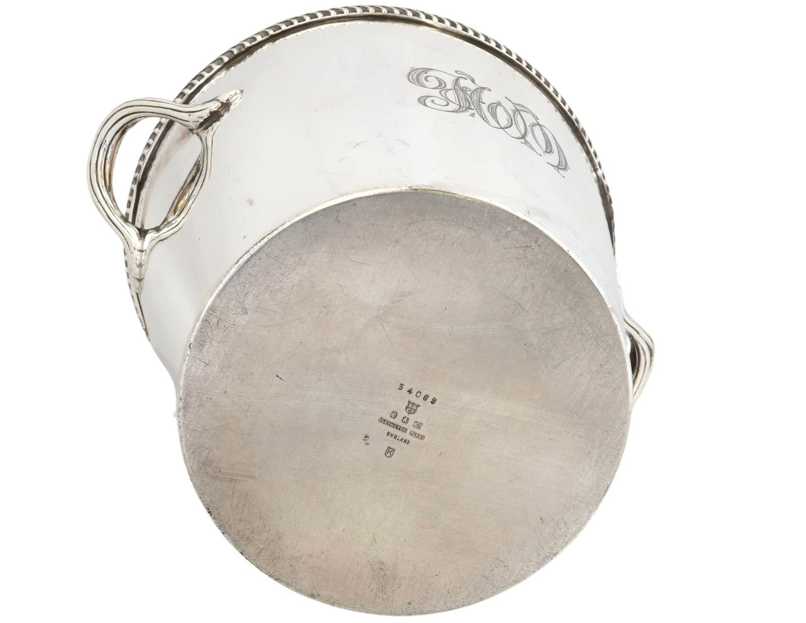 Antique Elkington Silverplate Champagne Bucket - 5