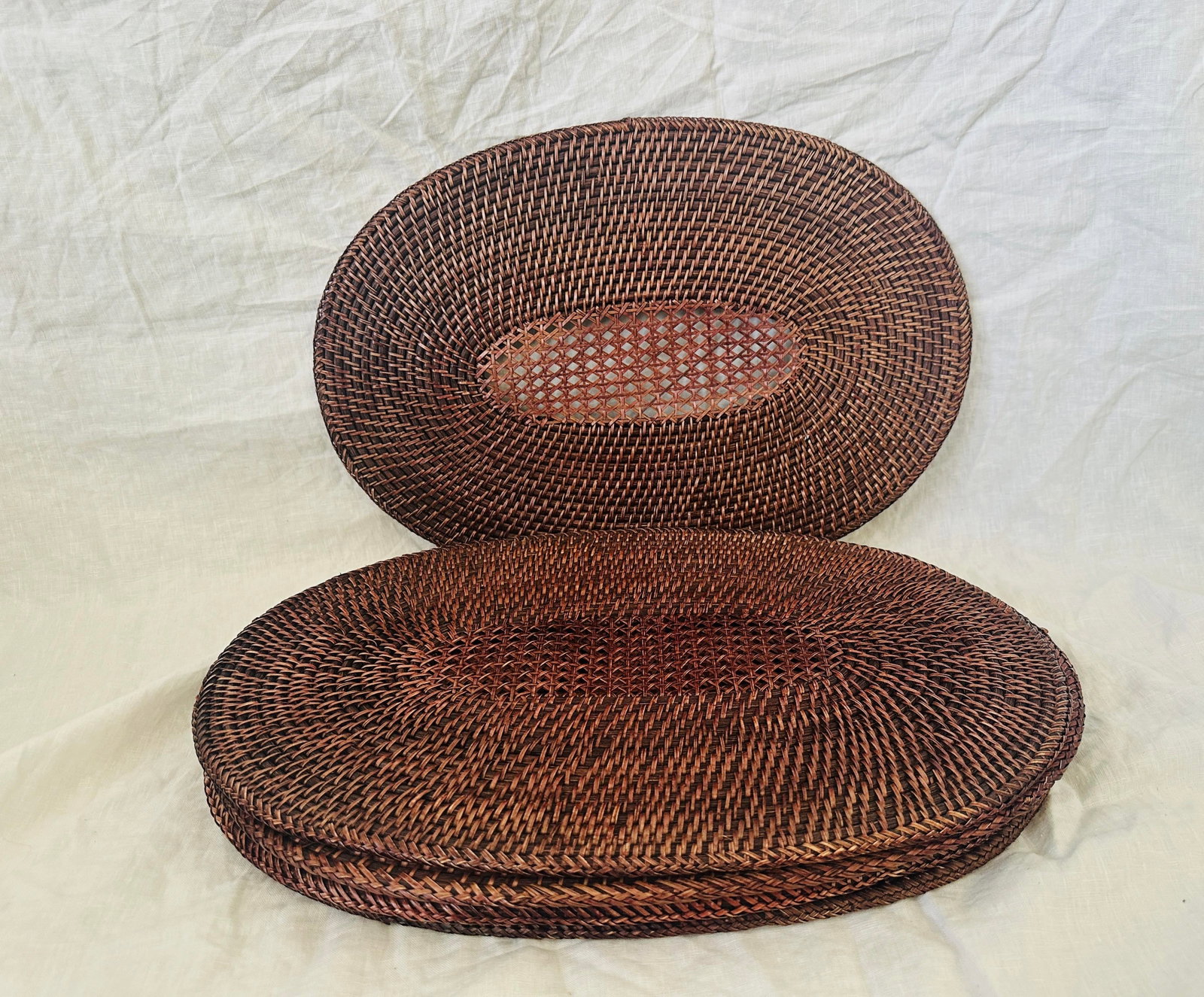 Set of 6 Rattan Placemats - 5