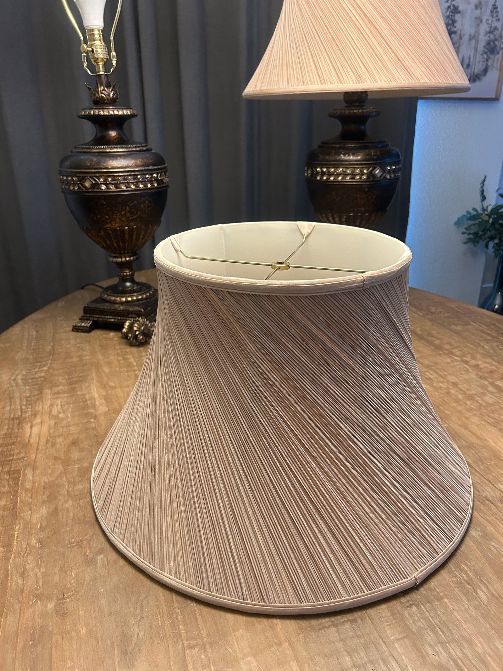 Pristine Hand-Crafted Authentic Fine Art Lamps "Castile" Collection 33" Table Lamps Original S - 3