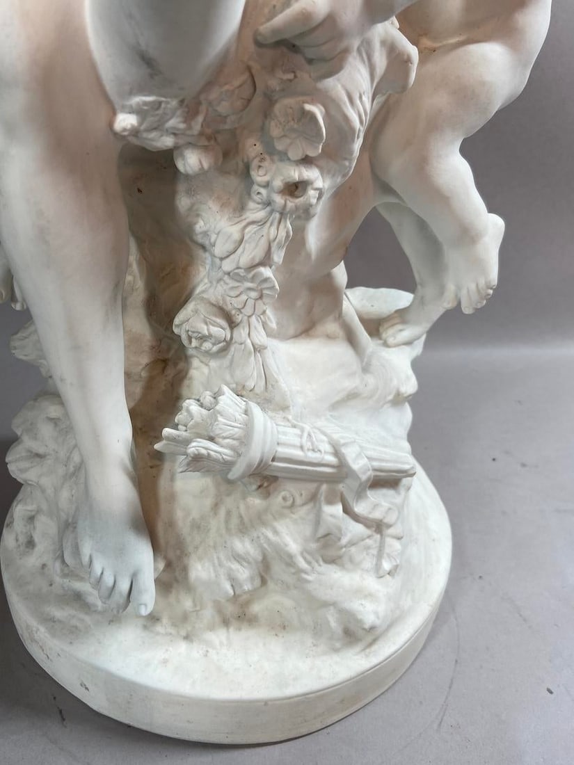 19th C Sevres Aug. Moreau White Biscuit Porcelain Sculpture - 1 Piece - 13