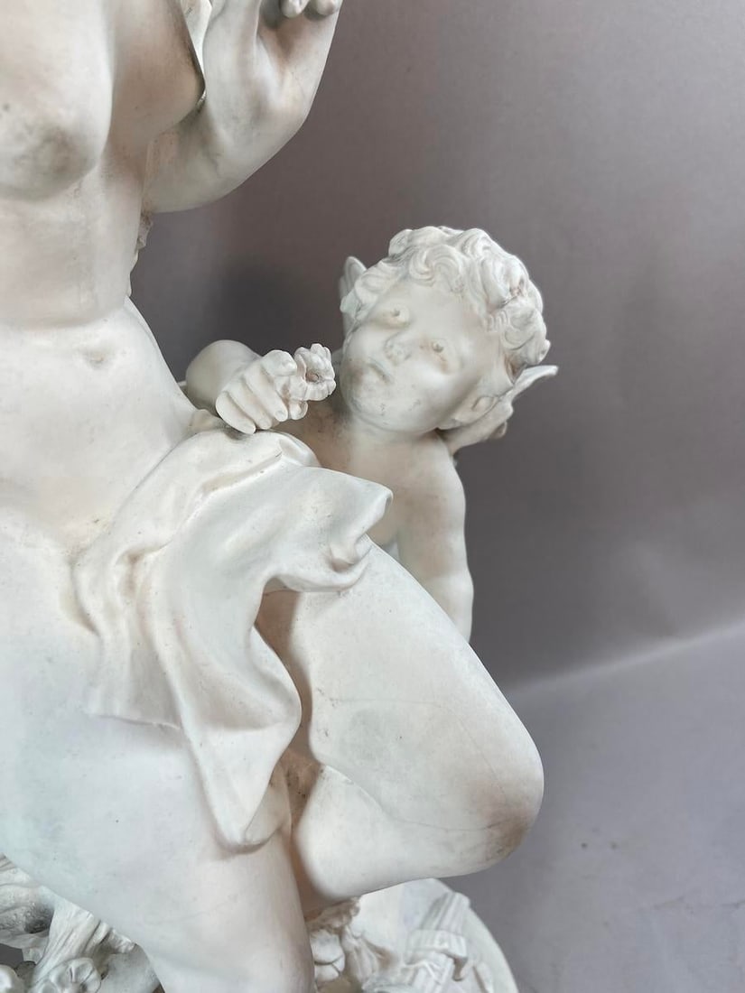 19th C Sevres Aug. Moreau White Biscuit Porcelain Sculpture - 1 Piece - 6