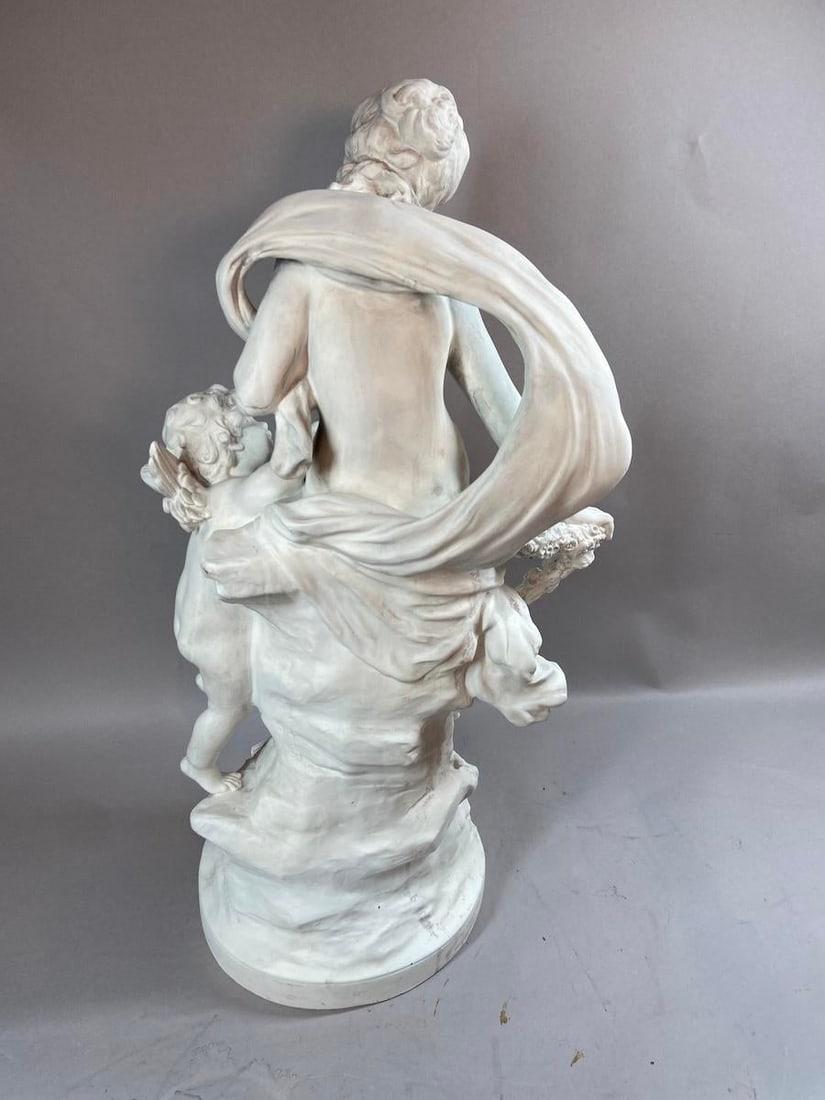 19th C Sevres Aug. Moreau White Biscuit Porcelain Sculpture - 1 Piece - 7