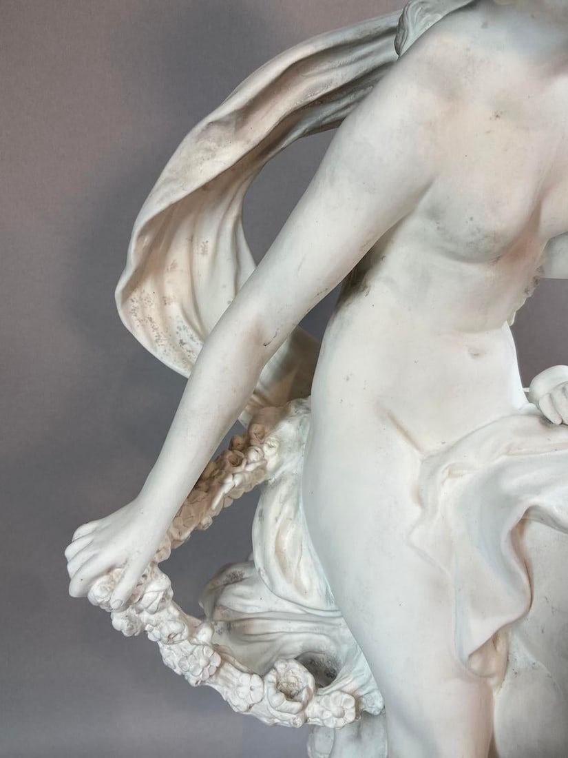 19th C Sevres Aug. Moreau White Biscuit Porcelain Sculpture - 1 Piece - 9