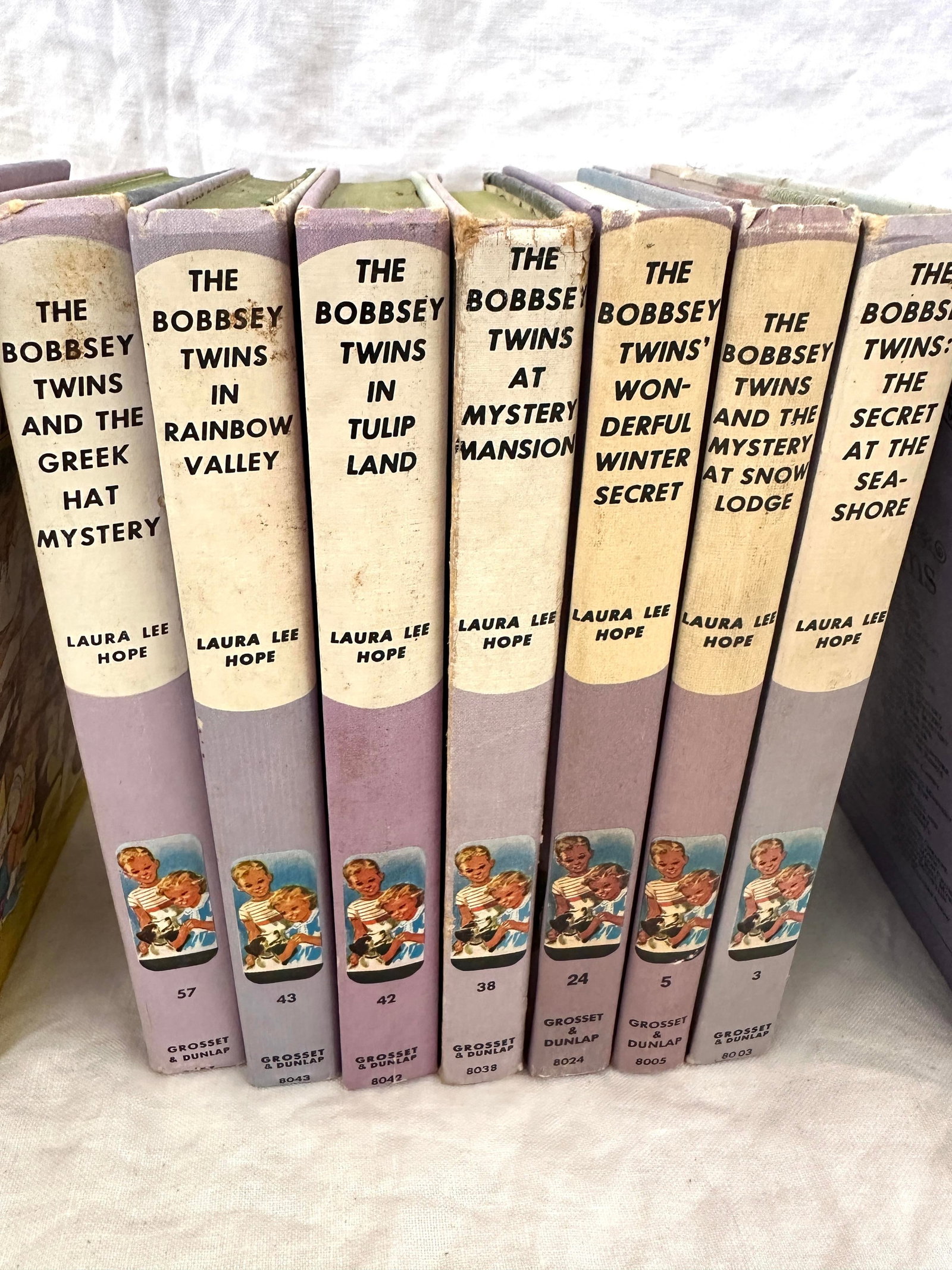 Vintage Set of 9 "The Bobbsey Twins" Books - 2
