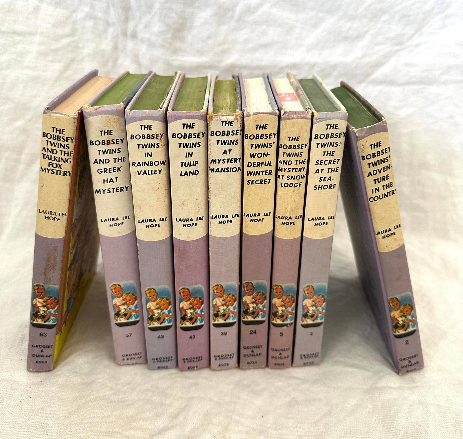 Vintage Set of 9 "The Bobbsey Twins" Books - 3