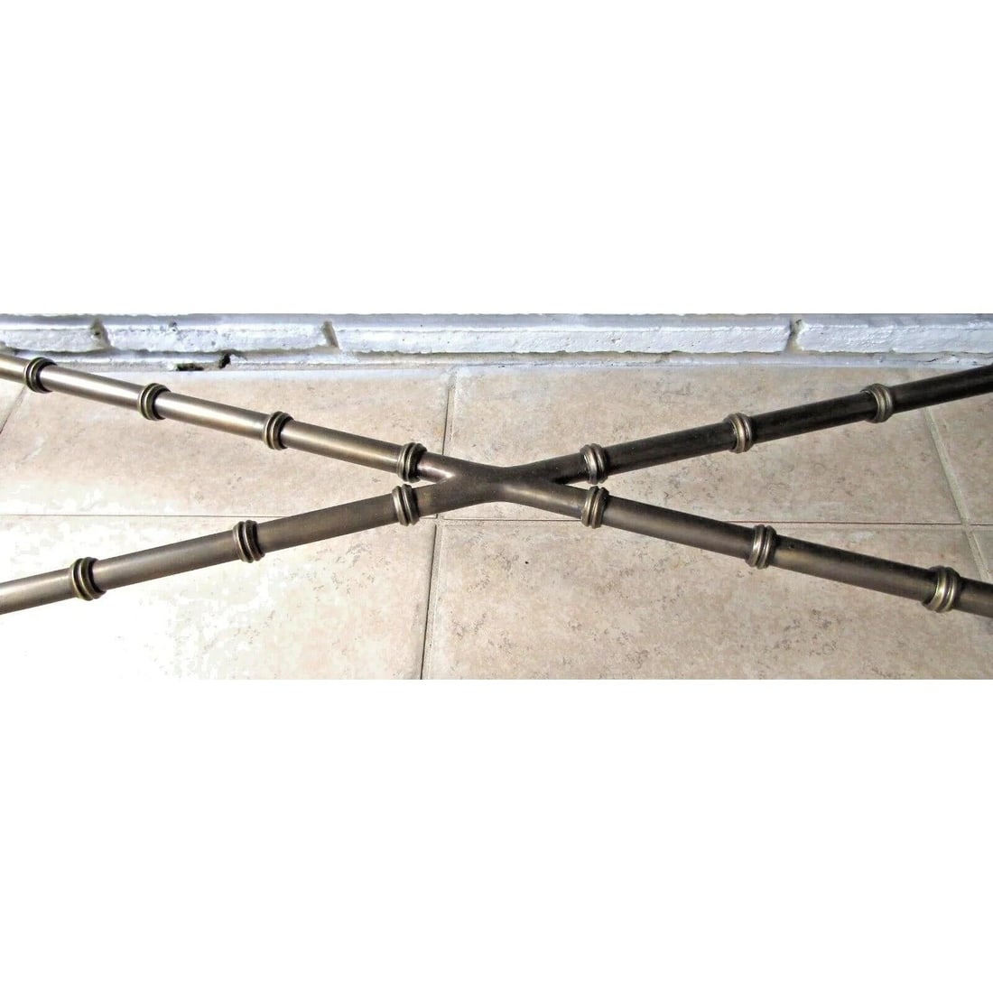 Theodore Alexander Mahogany Edwardian Bamboo Console Table Indochine 5300-138 - 10