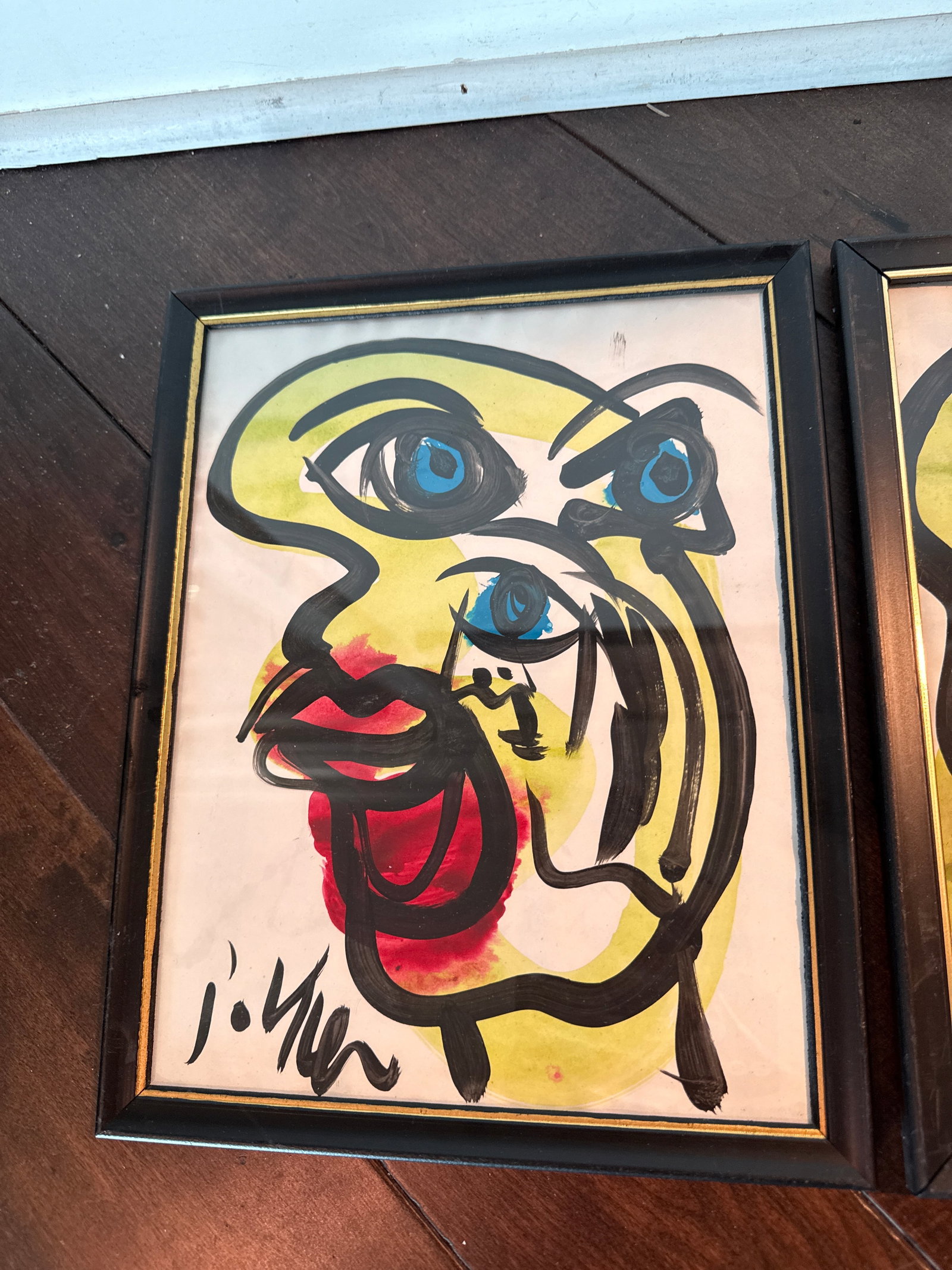 1970s Original Peter Keil Abstract Painting Pair - 4