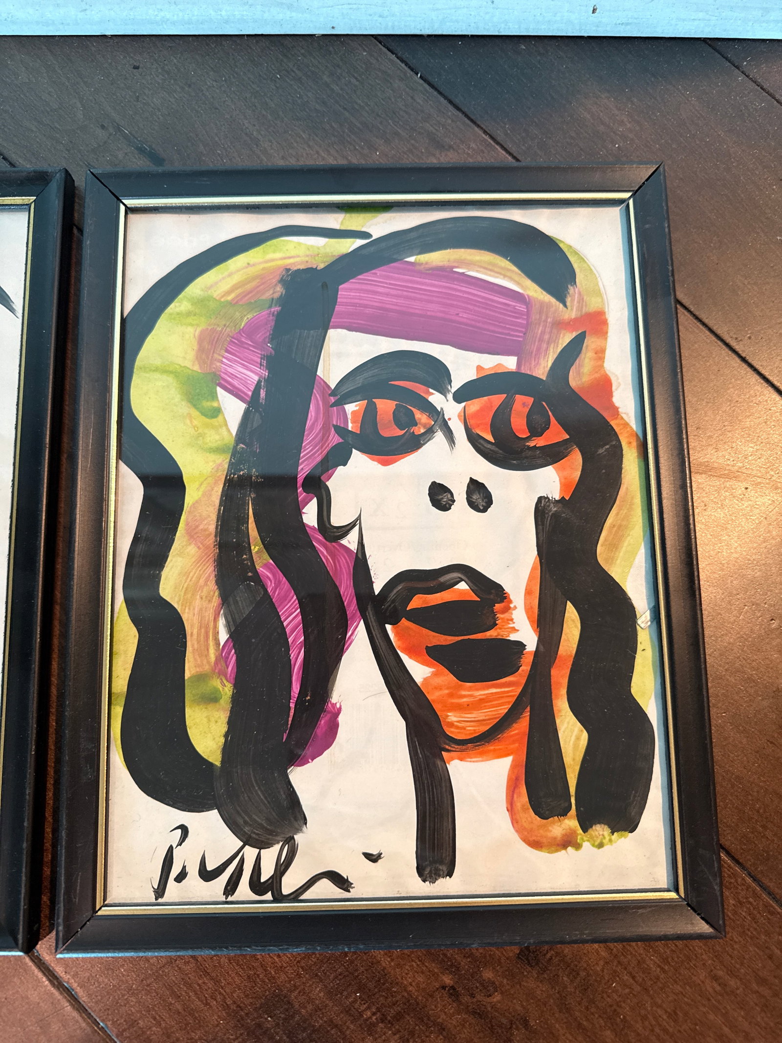 1970s Original Peter Keil Abstract Painting Pair - 5