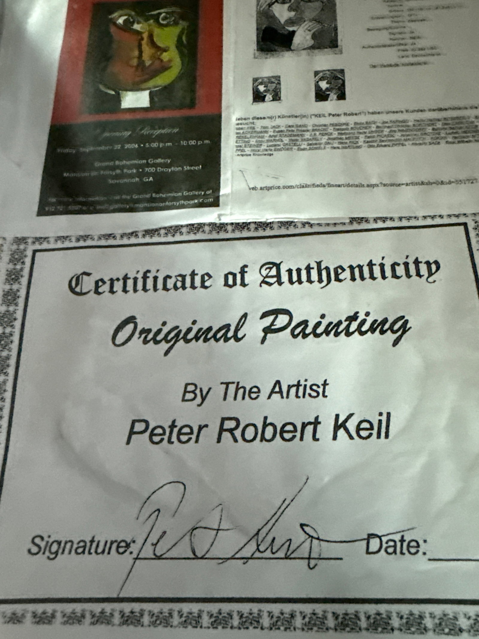 1970s Original Peter Keil Abstract Painting Pair - 6