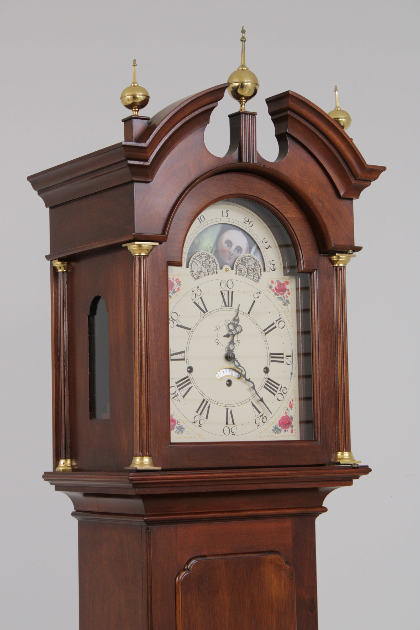 Stickley Colonial Williamsburg Mahogany Grandfather Clock - 5