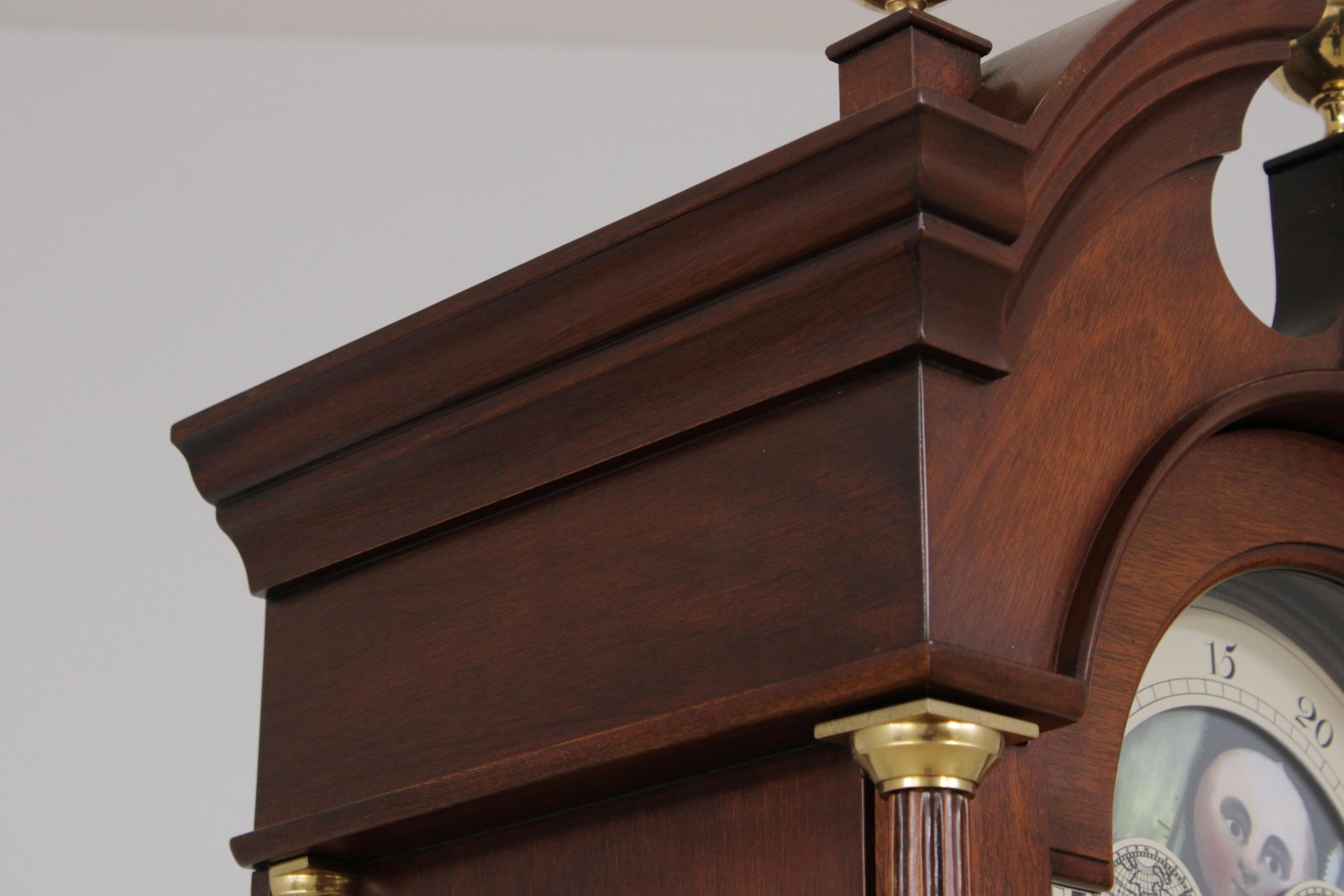 Stickley Colonial Williamsburg Mahogany Grandfather Clock - 6