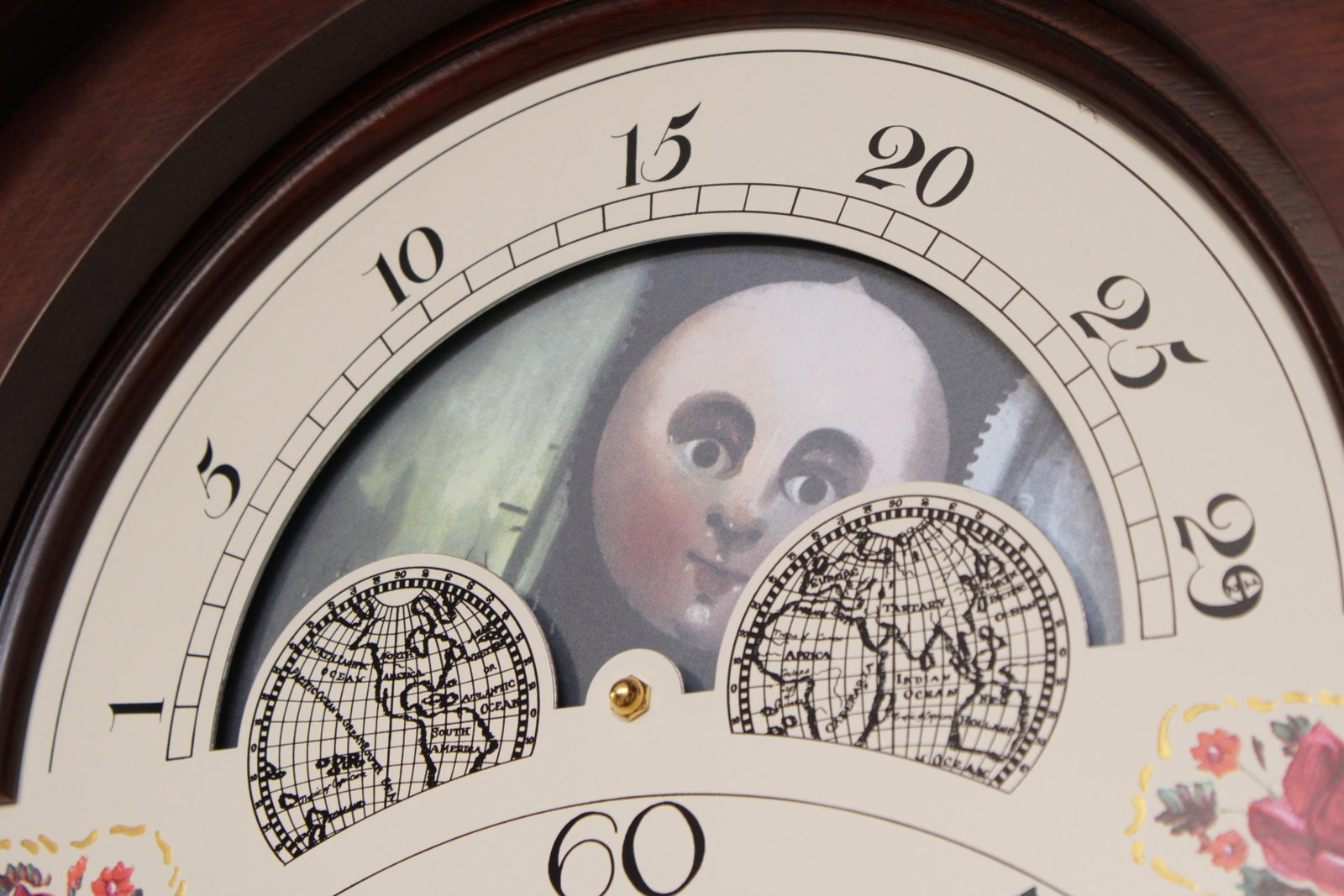 Stickley Colonial Williamsburg Mahogany Grandfather Clock - 7
