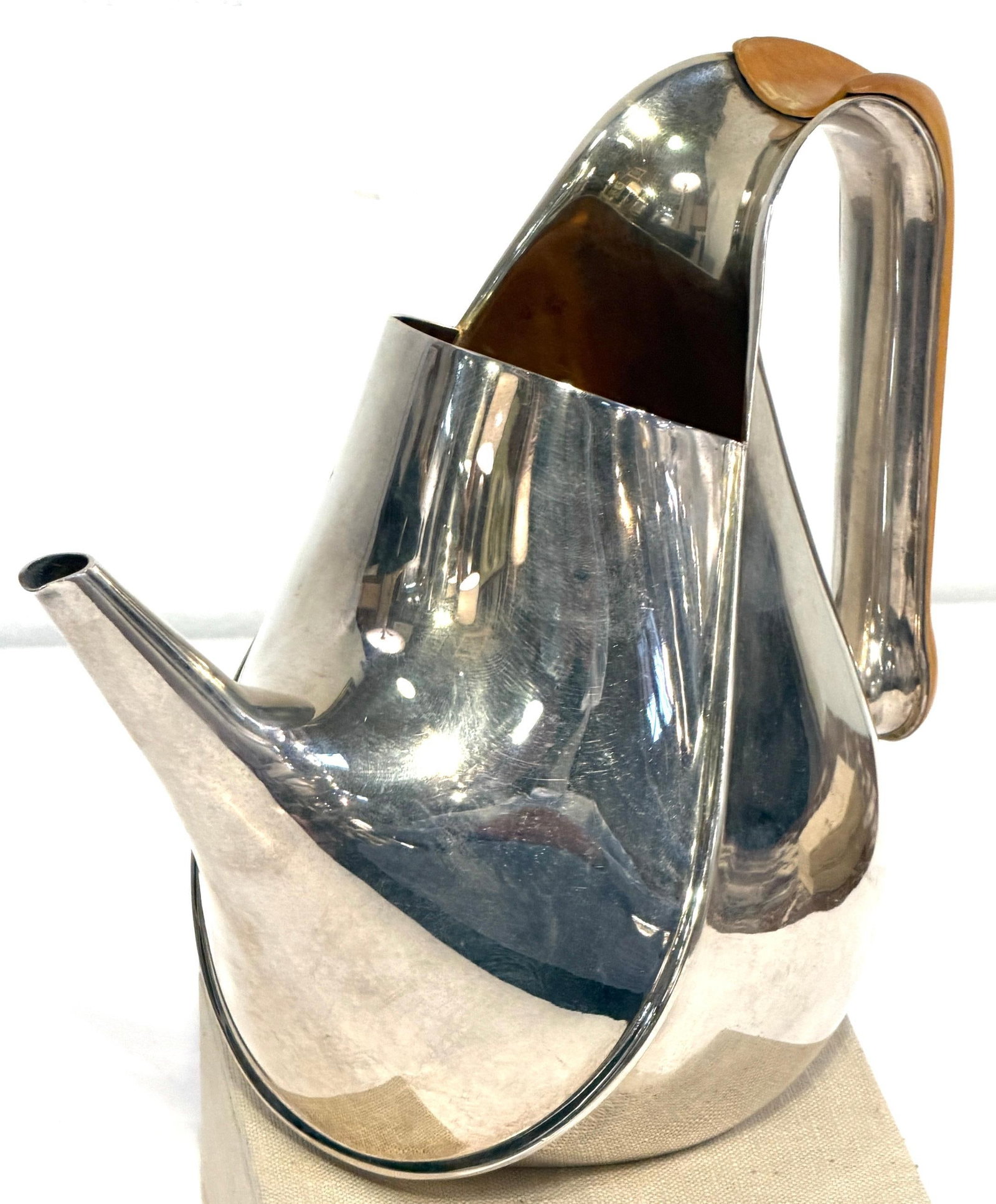 Oscar Tusquets for Alessi Sculptural Silverplate Teapot or Pitcher, 1983 - 5