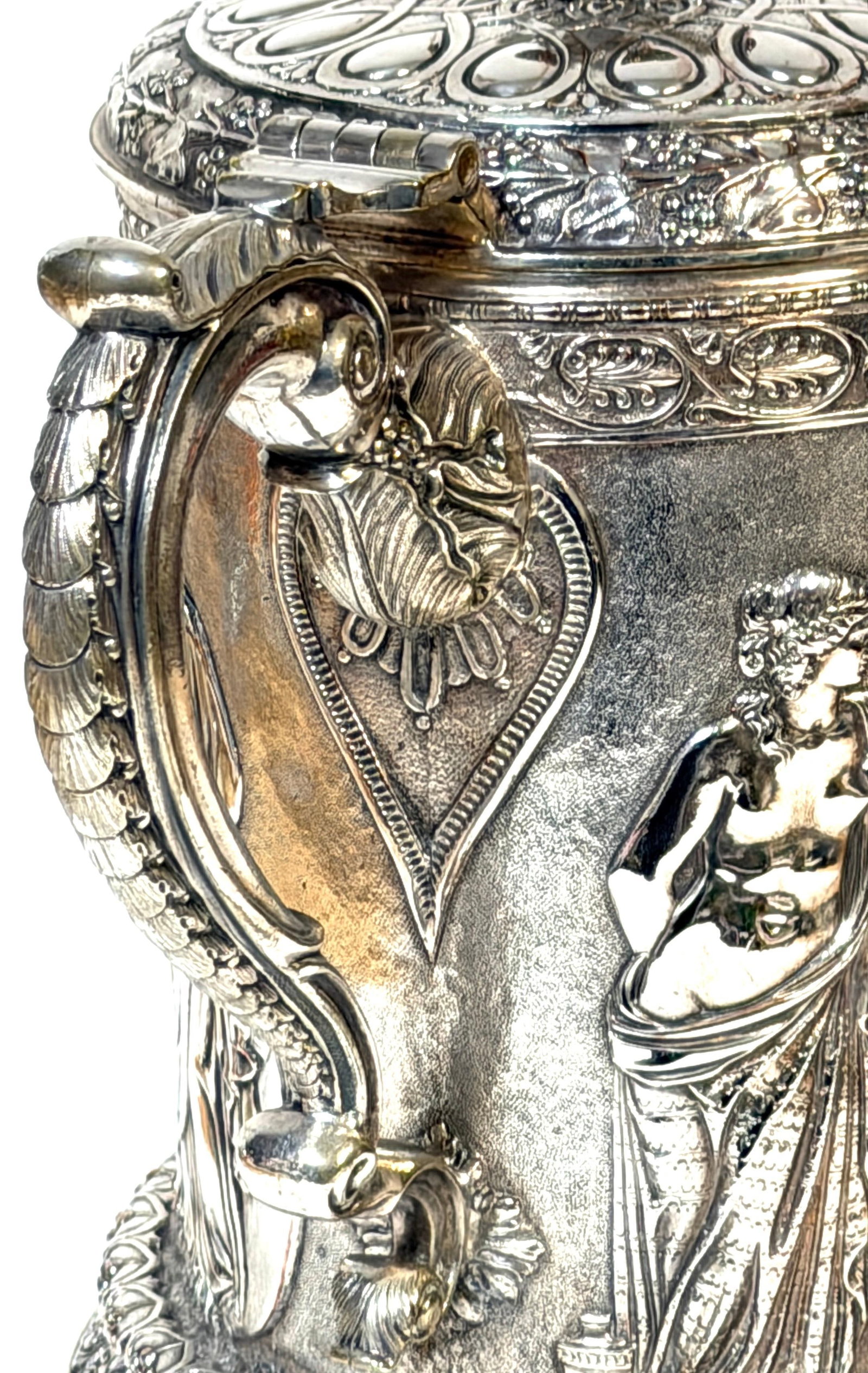 English Silver-Plated Classical Claret Jug by JG & Sons (James Dixon & Sons) - 14