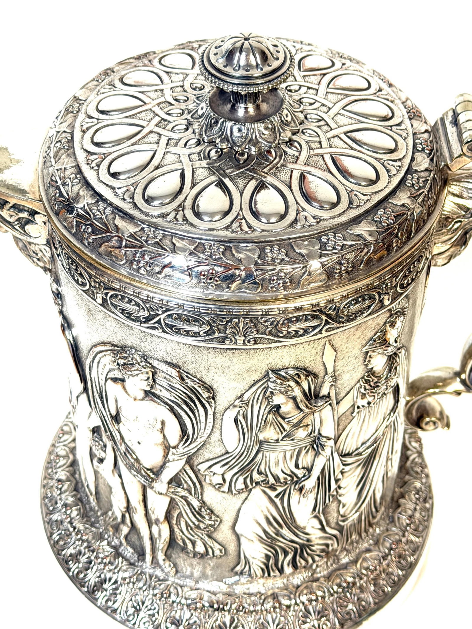 English Silver-Plated Classical Claret Jug by JG & Sons (James Dixon & Sons) - 4