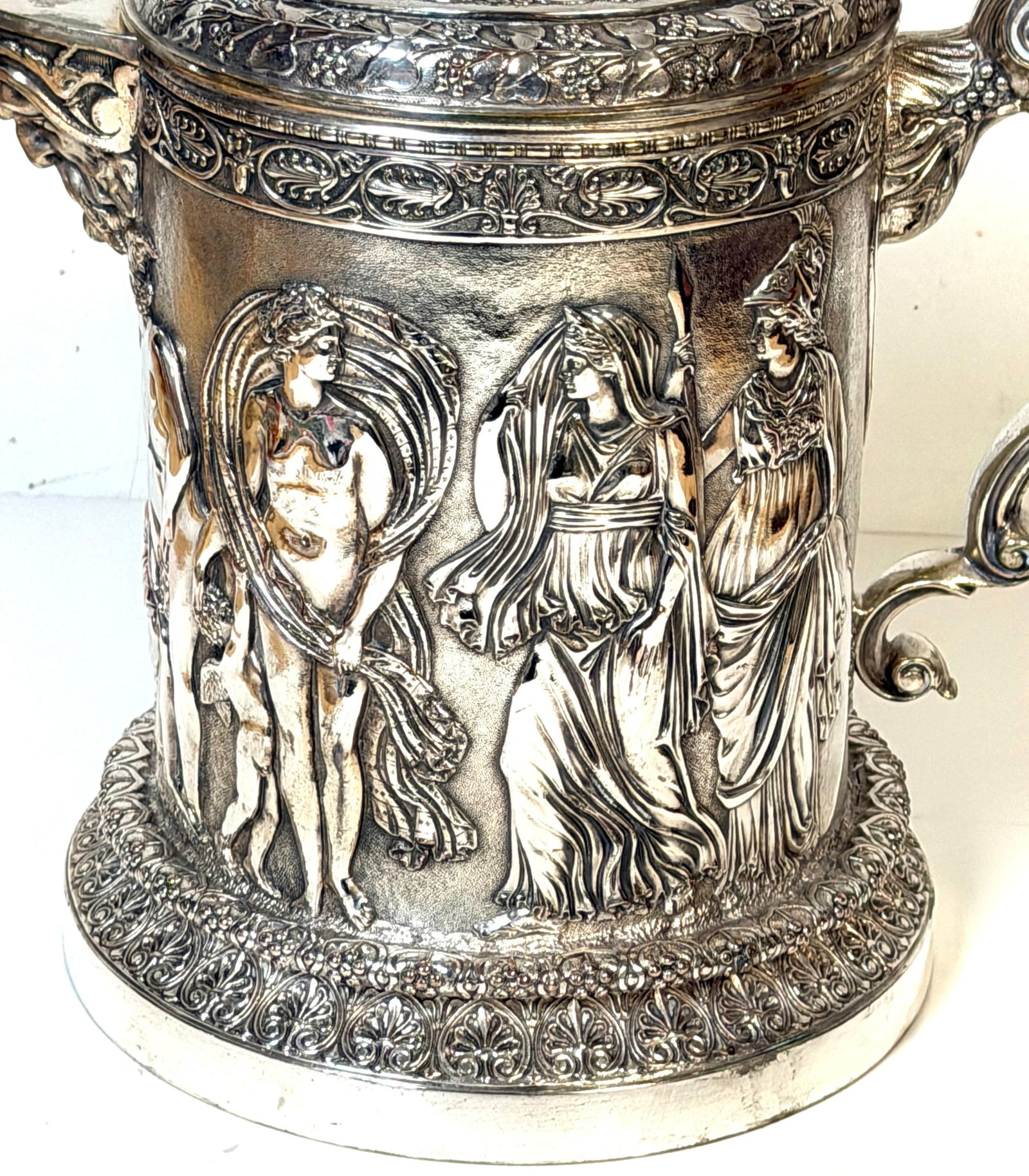 English Silver-Plated Classical Claret Jug by JG & Sons (James Dixon & Sons) - 5