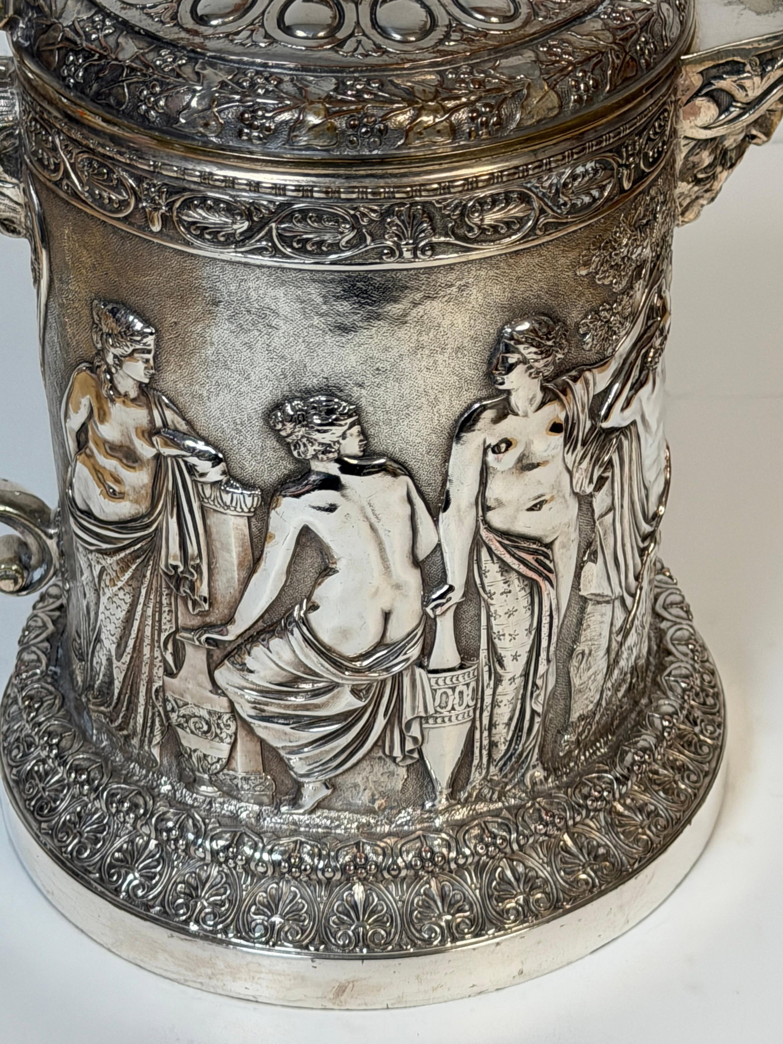 English Silver-Plated Classical Claret Jug by JG & Sons (James Dixon & Sons) - 6