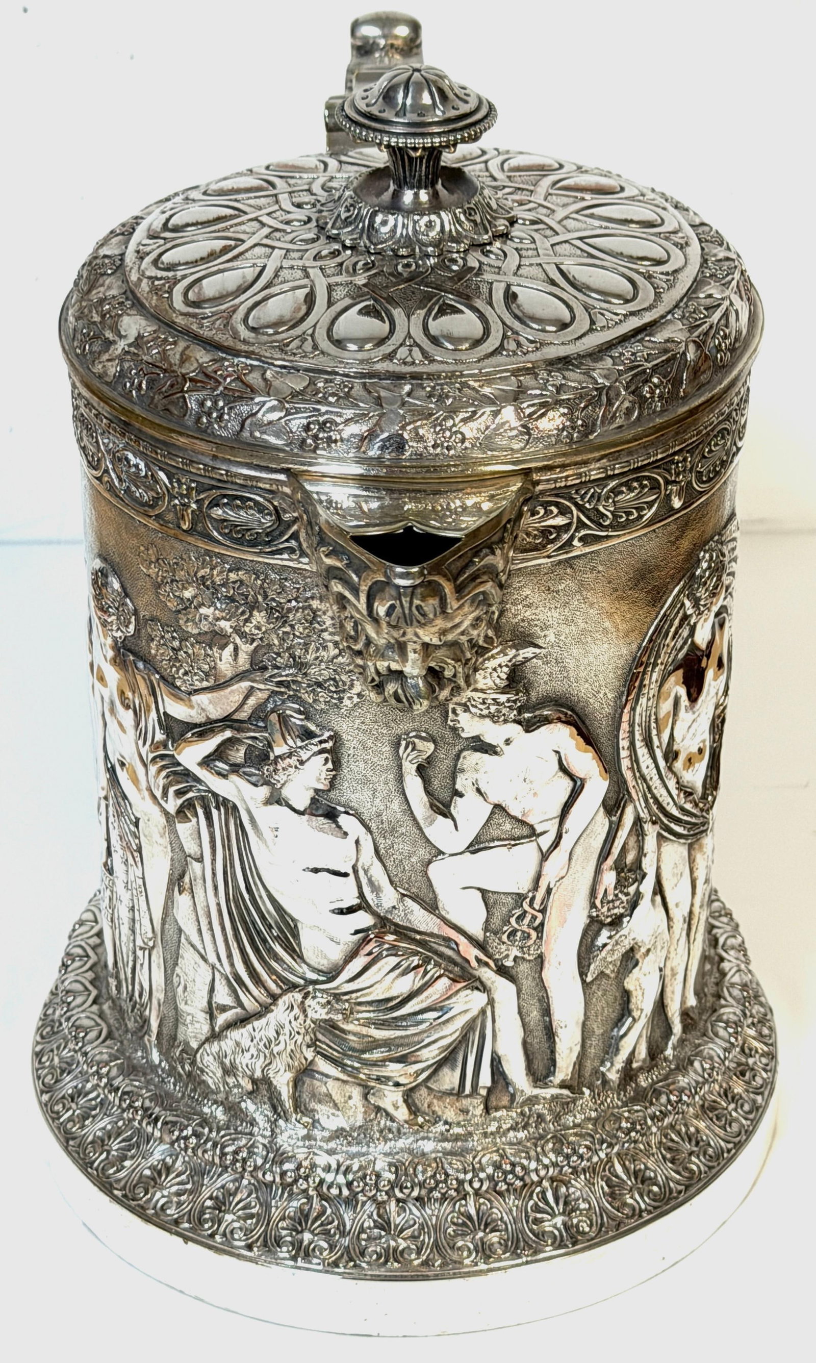 English Silver-Plated Classical Claret Jug by JG & Sons (James Dixon & Sons) - 7