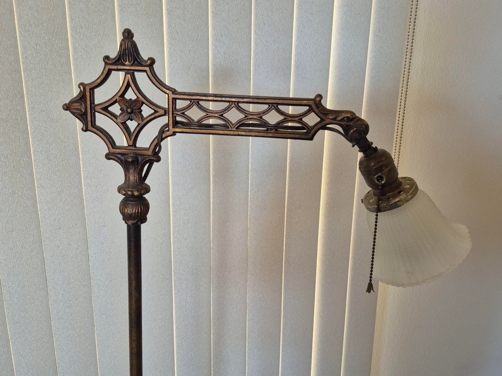 Early 20th Century Art Deco Style Bridge Floor Lamp - 3