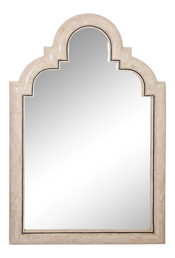 Moroccan Moorish Mirror Tessellated Stone by Maitland Smith. (1 of 13)