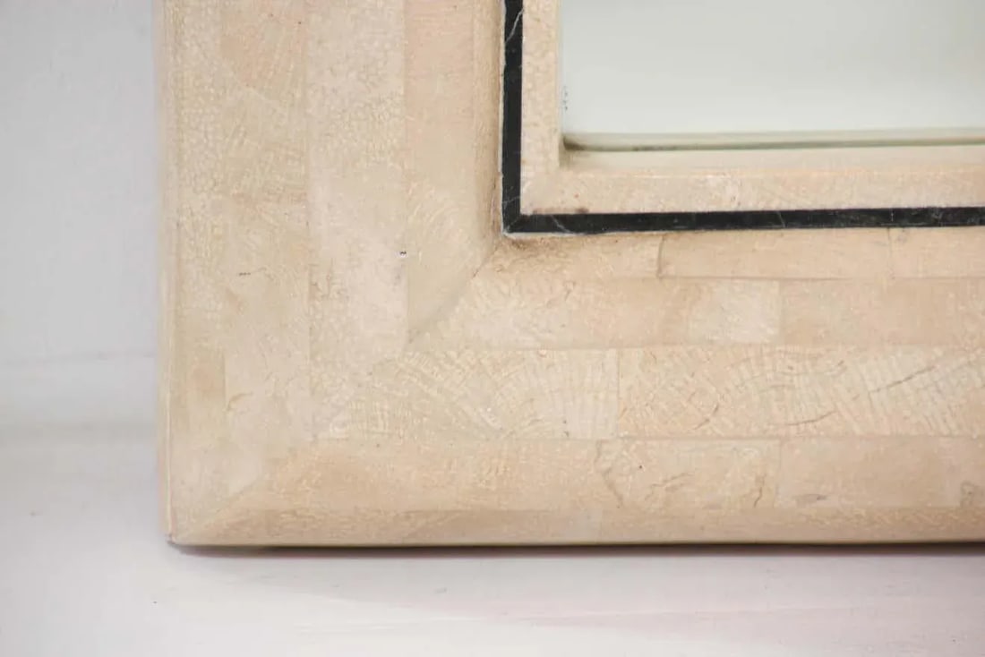 Moroccan Moorish Mirror Tessellated Stone by Maitland Smith. - 7
