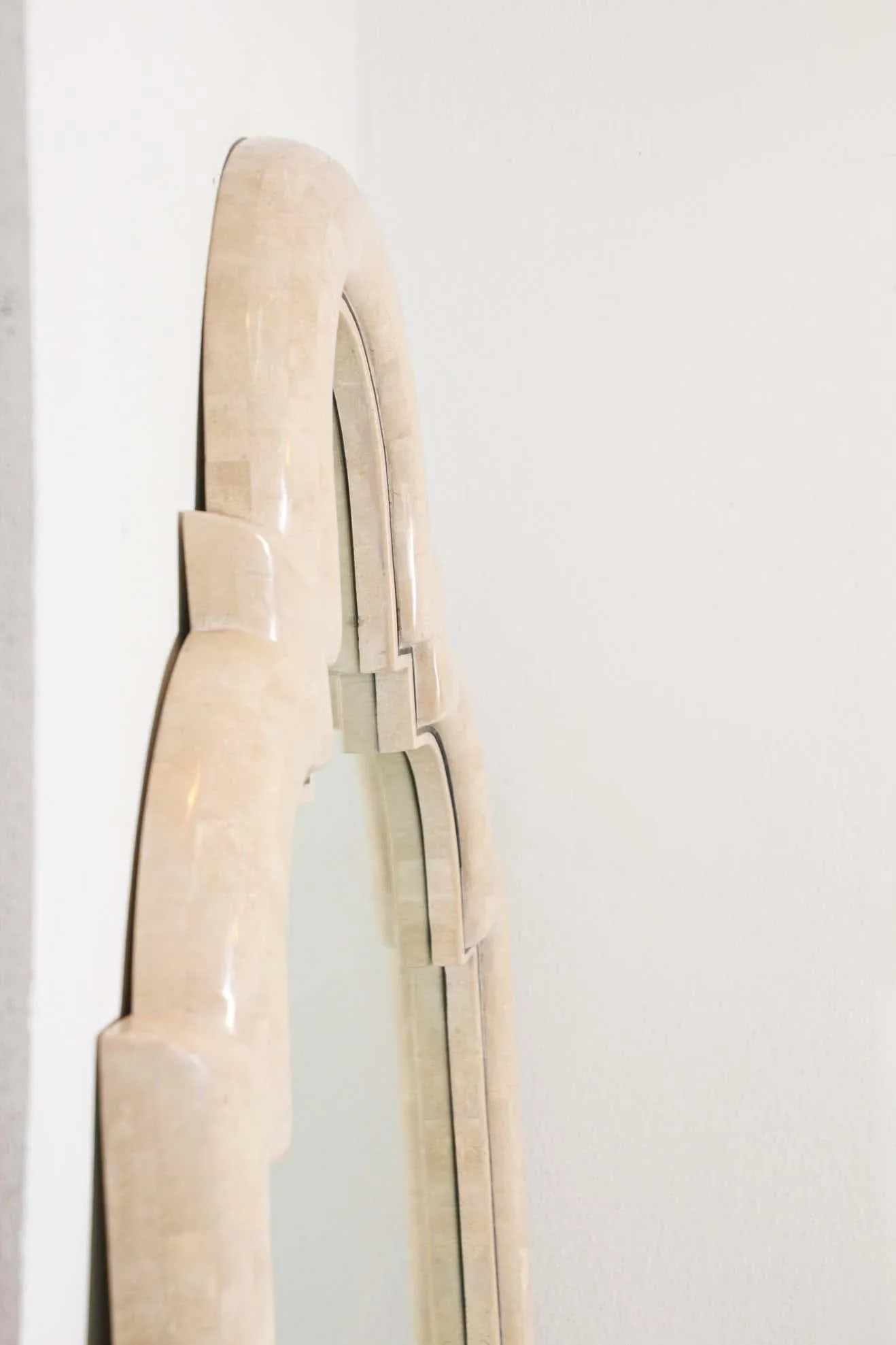 Moroccan Moorish Mirror Tessellated Stone by Maitland Smith. - 9