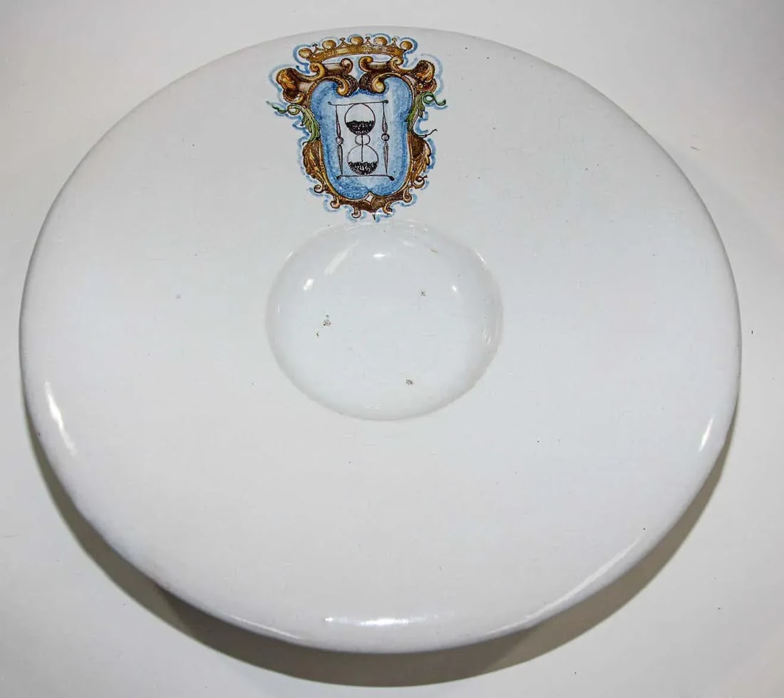 Vintage Talavera Large Stoneware White Bowl Spain - 5