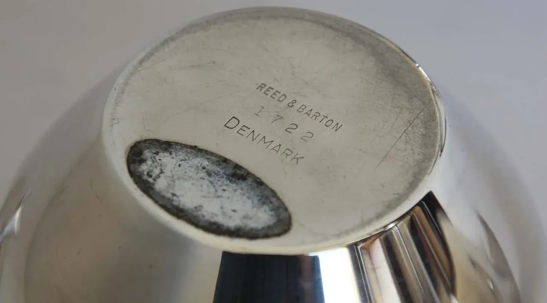 Vintage John Prip for Reed & Barton "Denmark" Coffee Service - Set of 3 - 9