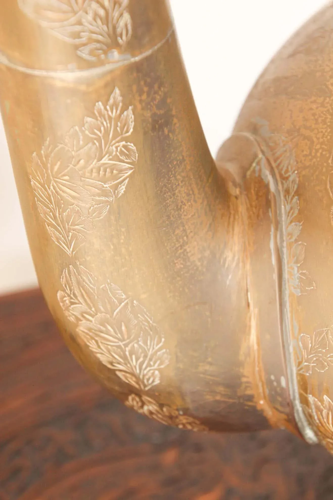 Oversized Tall Moorish Mughal Indian Brass Ewer - 3