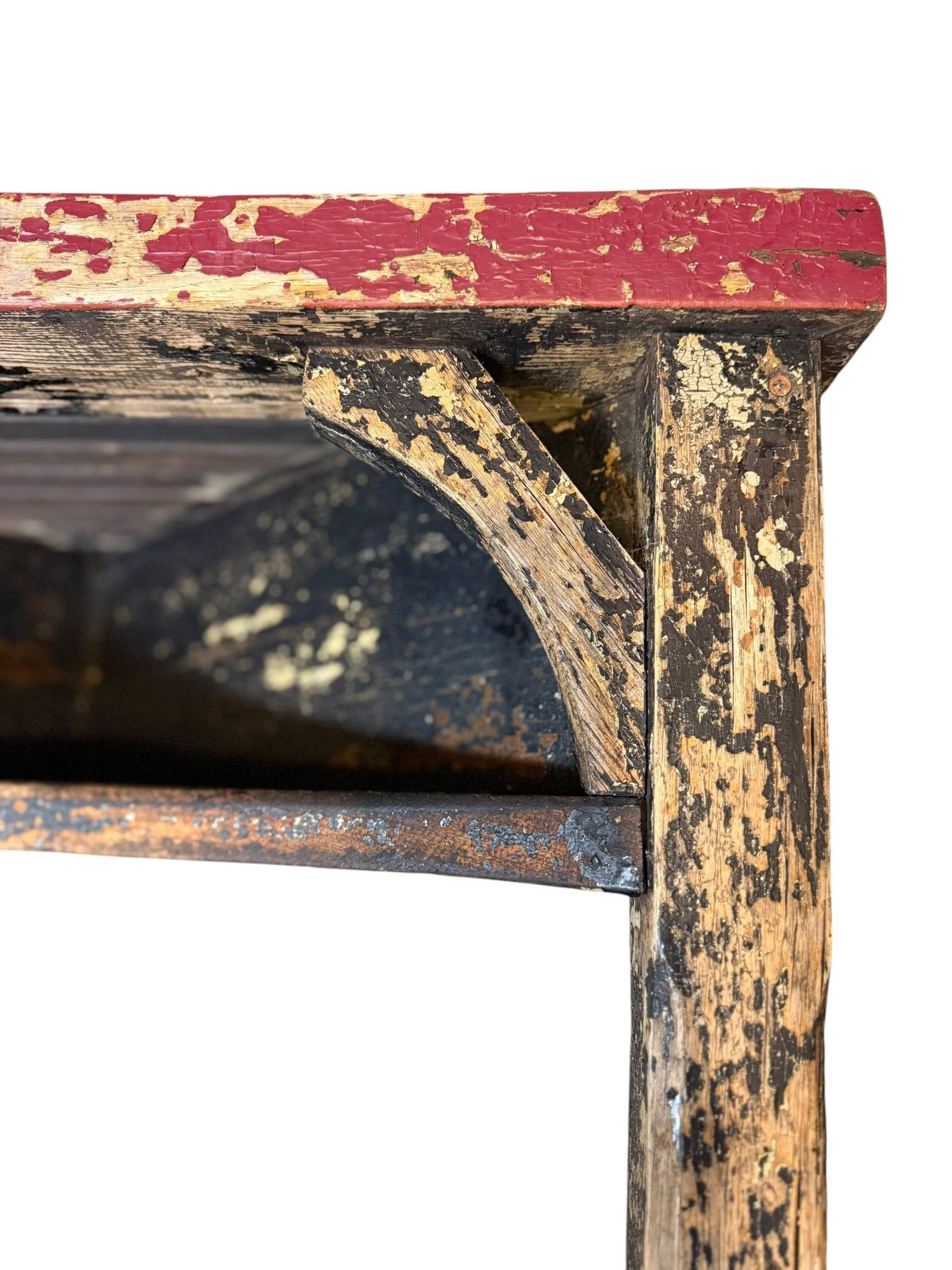 Vintage Painted Tavern Americana Poker Card Game Table - 6