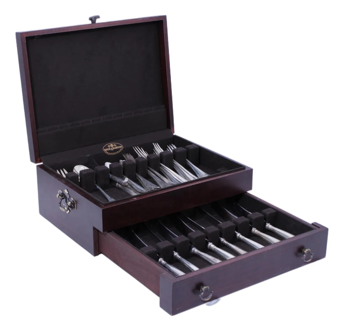 1970s Stieff Colonial Williamsburg Sterling Silver Flatware Set - 39 pcs (1 of 11)