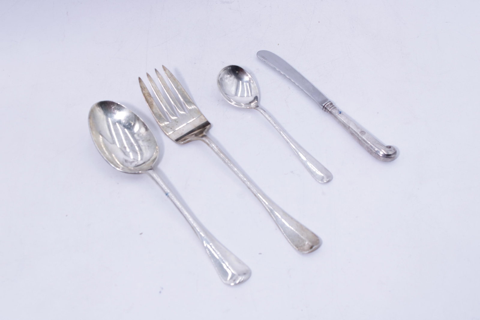 1970s Stieff Colonial Williamsburg Sterling Silver Flatware Set - 39 pcs - 7