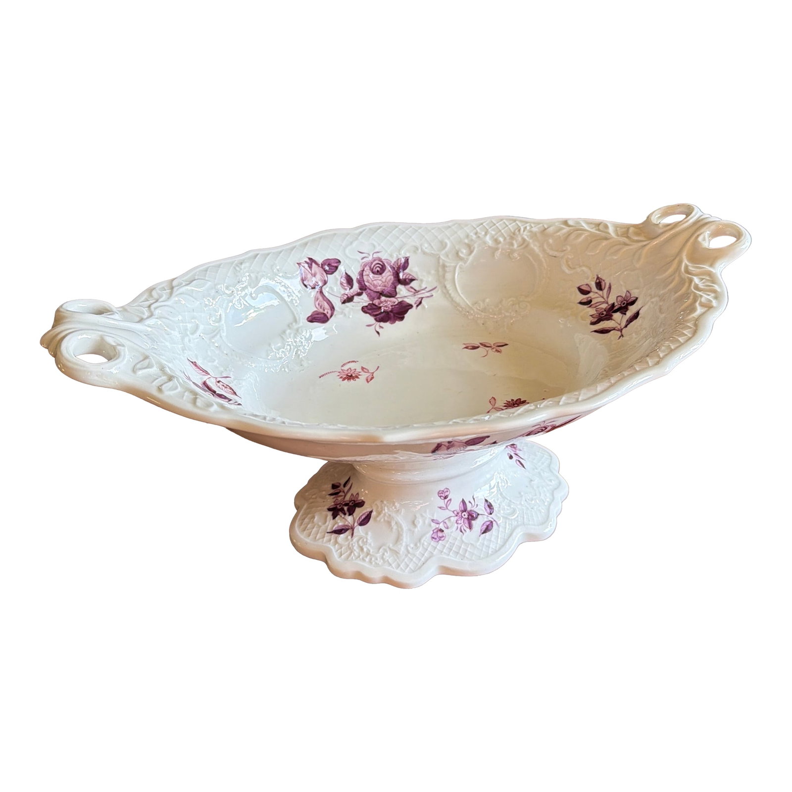 Rare Job Ridgway Cauldon Place Compote, Pattern B1154, Newly Discovered Pattern, Circa 1808-1814 (1 of 12)