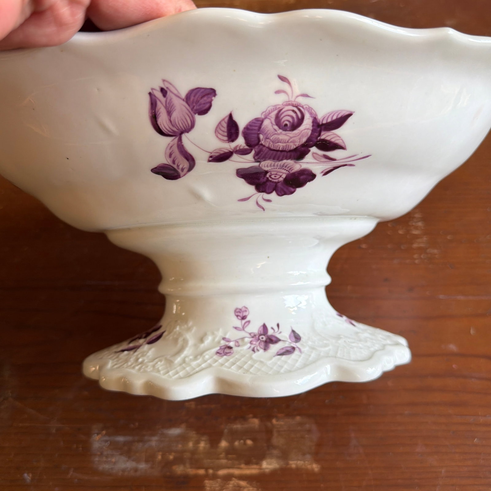 Rare Job Ridgway Cauldon Place Compote, Pattern B1154, Newly Discovered Pattern, Circa 1808-1814 - 8