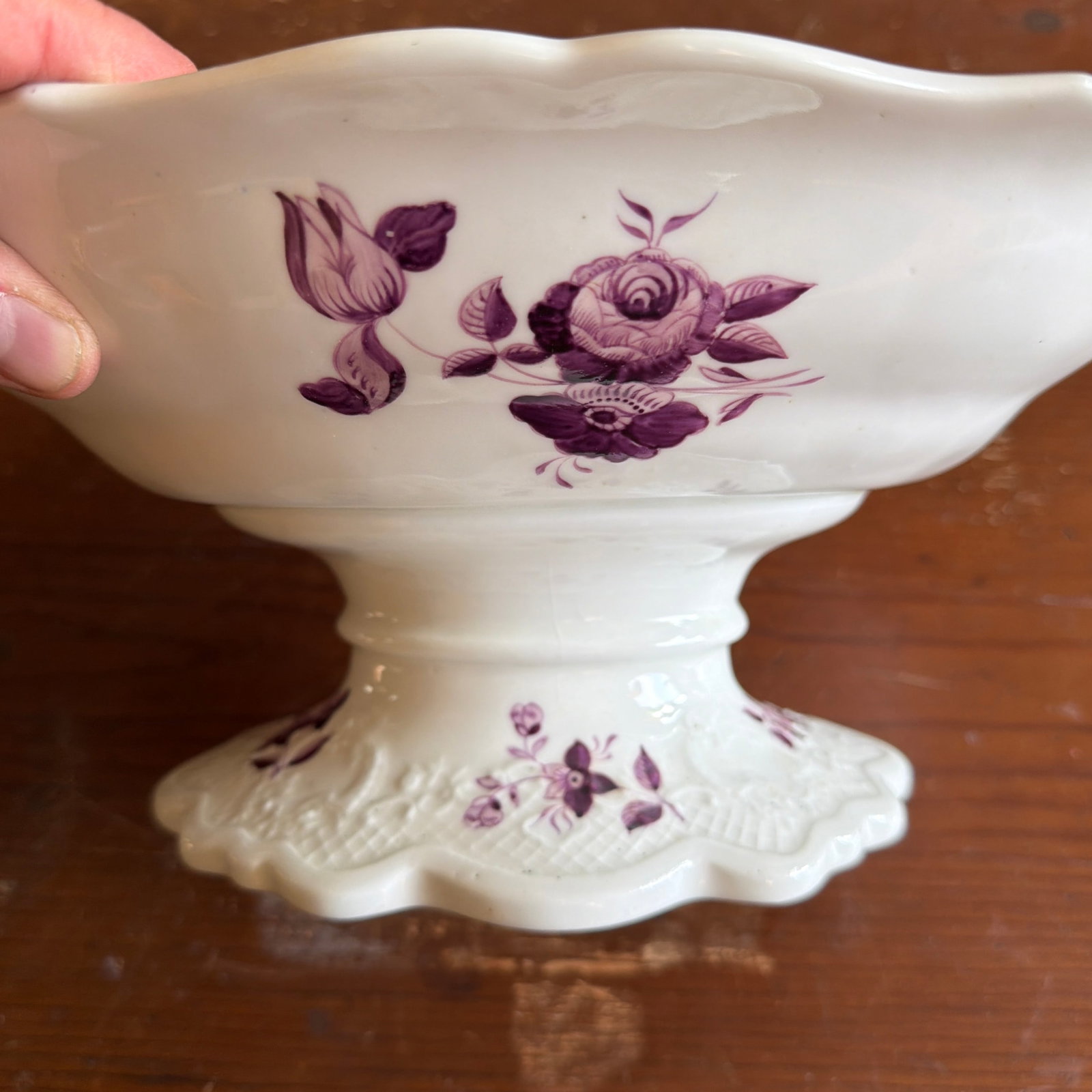 Rare Job Ridgway Cauldon Place Compote, Pattern B1154, Newly Discovered Pattern, Circa 1808-1814 - 9