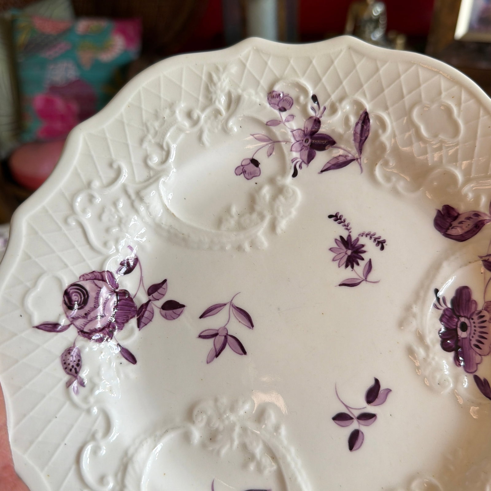 Set of 21 Antique Job Ridgway Cauldon Place Dessert Plates, Pattern B1154, Circa 1808-1814 - 4
