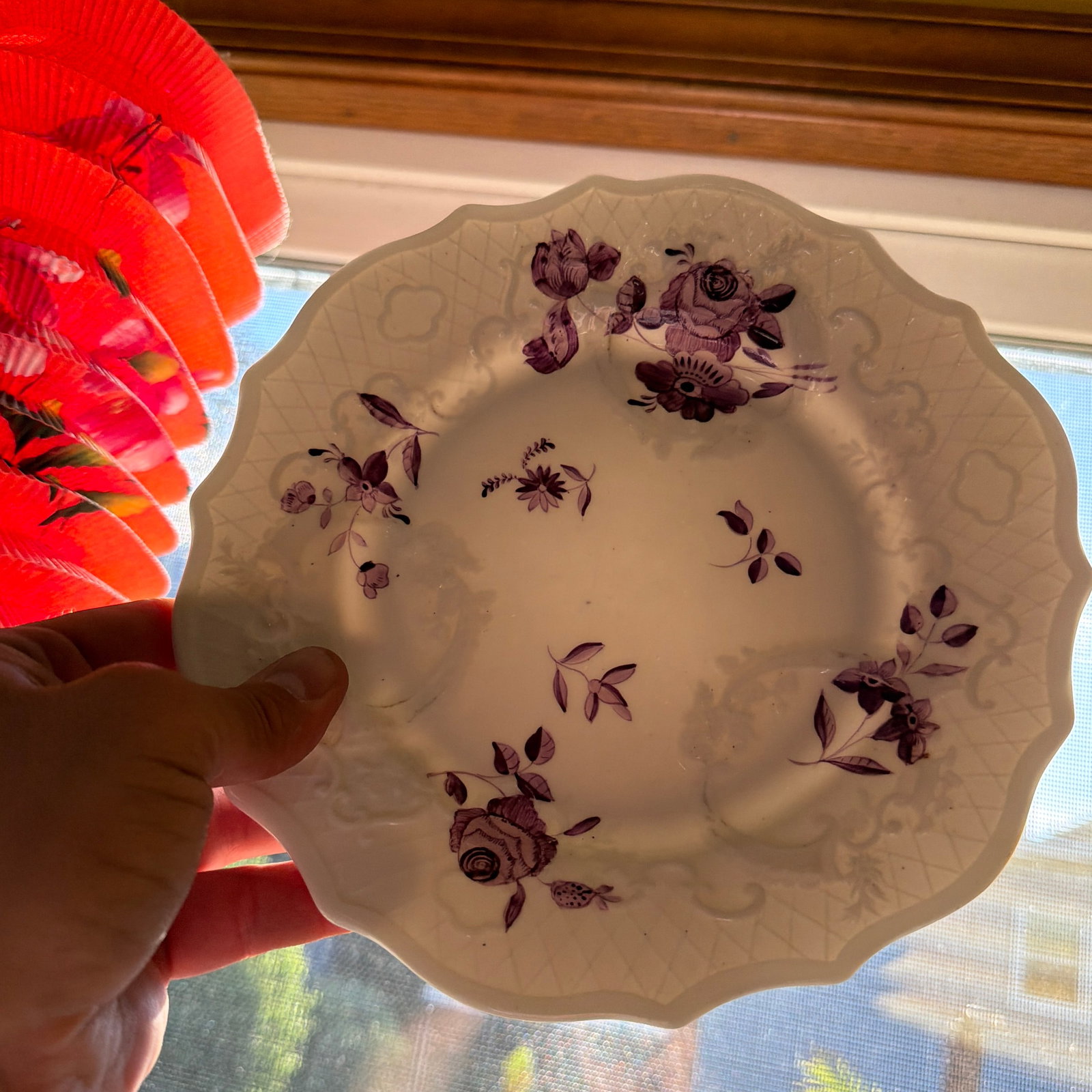 Set of 21 Antique Job Ridgway Cauldon Place Dessert Plates, Pattern B1154, Circa 1808-1814 - 5