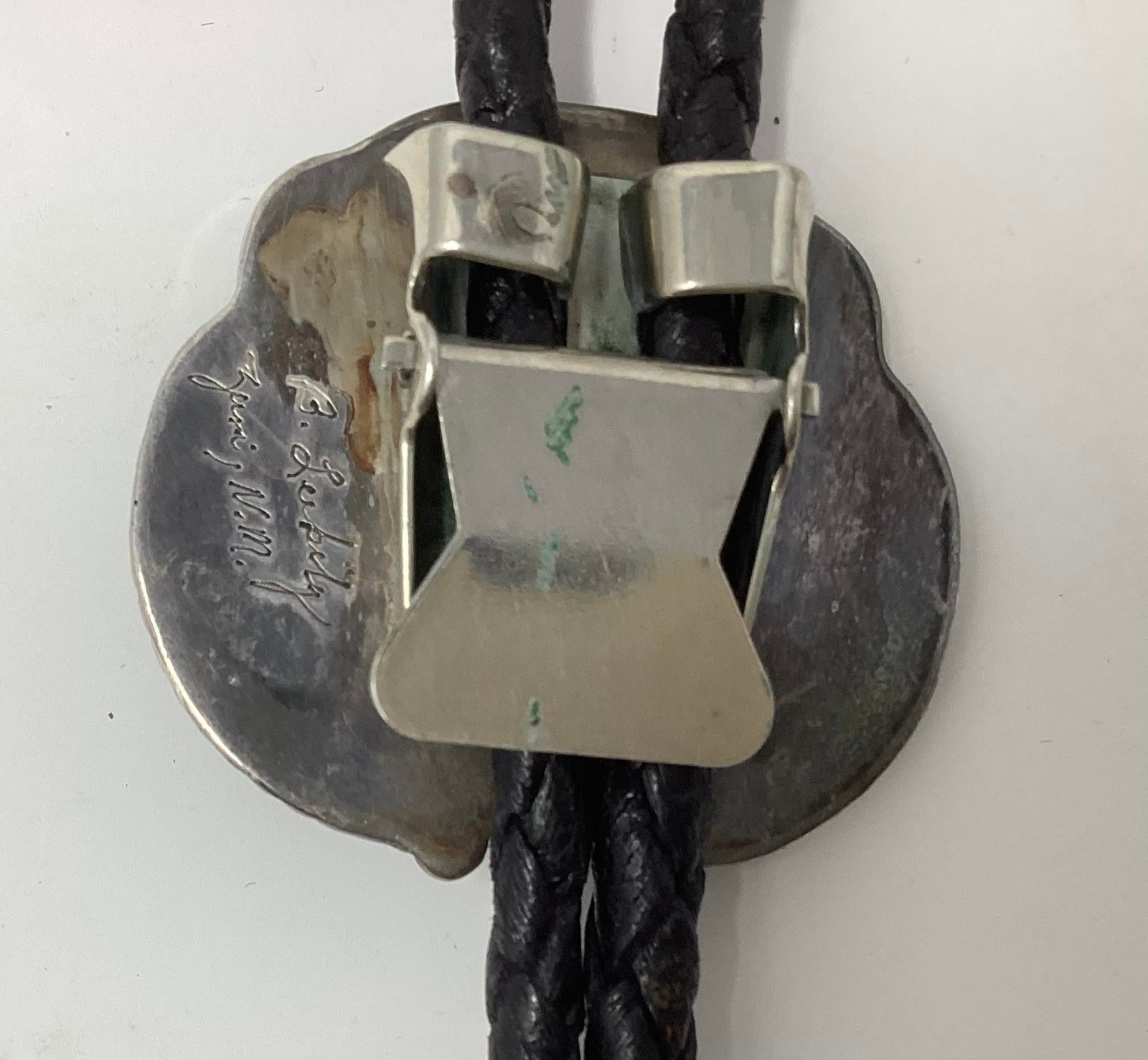 Bernice Leekity, Zuni, Delightful "Baby Bear" Bolo Tie or Necklace. Signed on Back. - 3