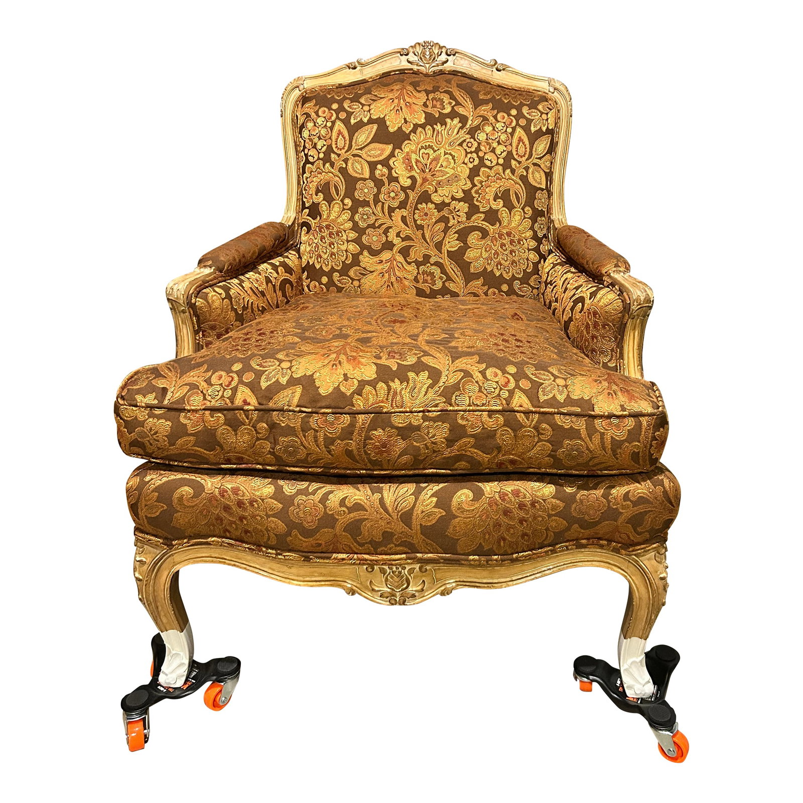 Custom Dipped Vintage Louis XV-Style Bergère Chair | Avant-Garde Modernized Vintage Accent - 2