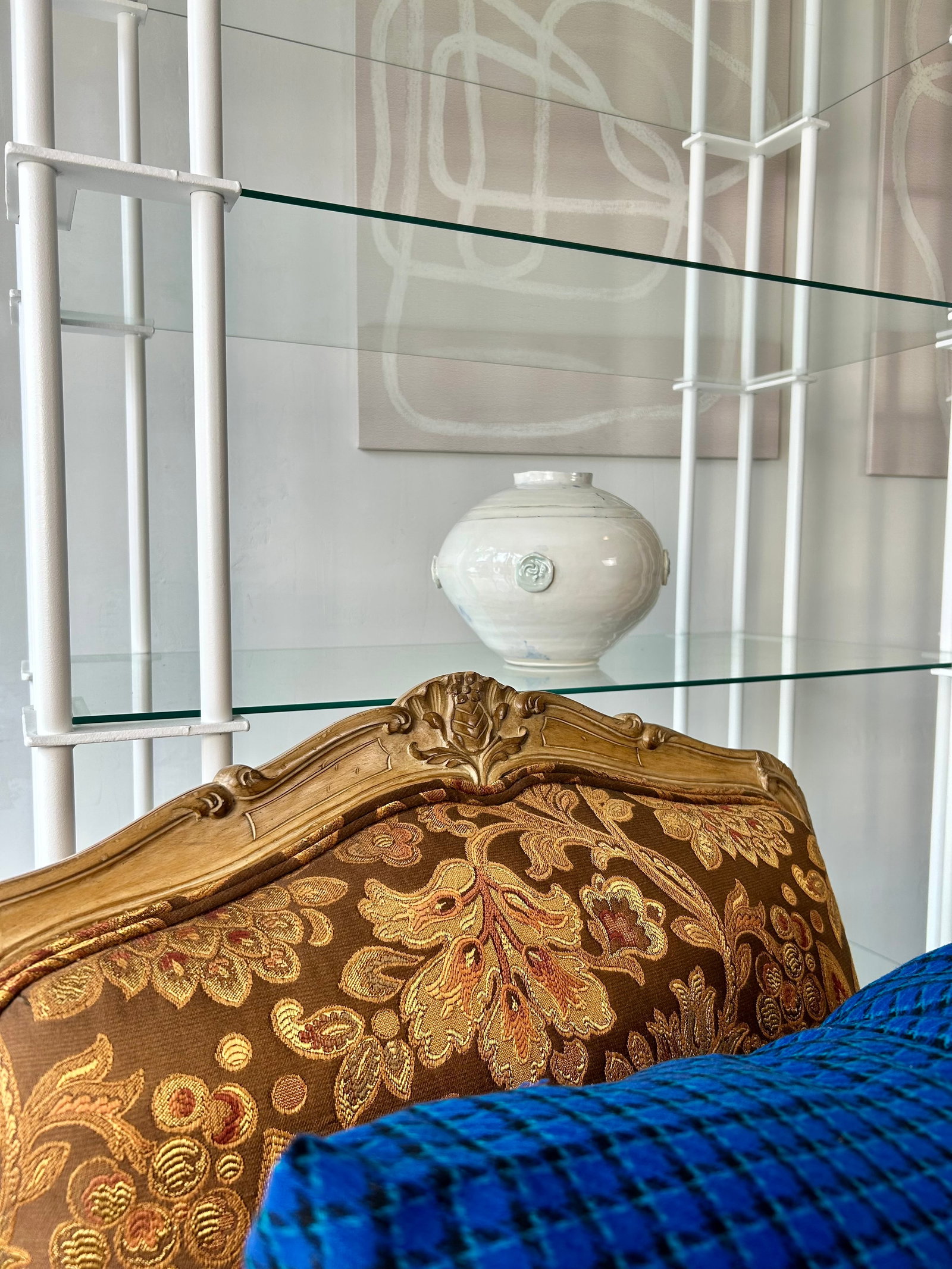 Custom Dipped Vintage Louis XV-Style Bergère Chair | Avant-Garde Modernized Vintage Accent - 6