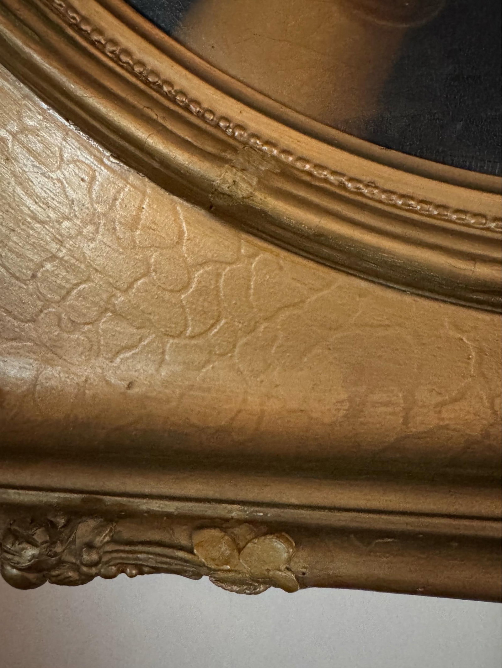 Antique Oil on Canvas Spatal Gilt Frame, Vienna, Signed 1870 - 12