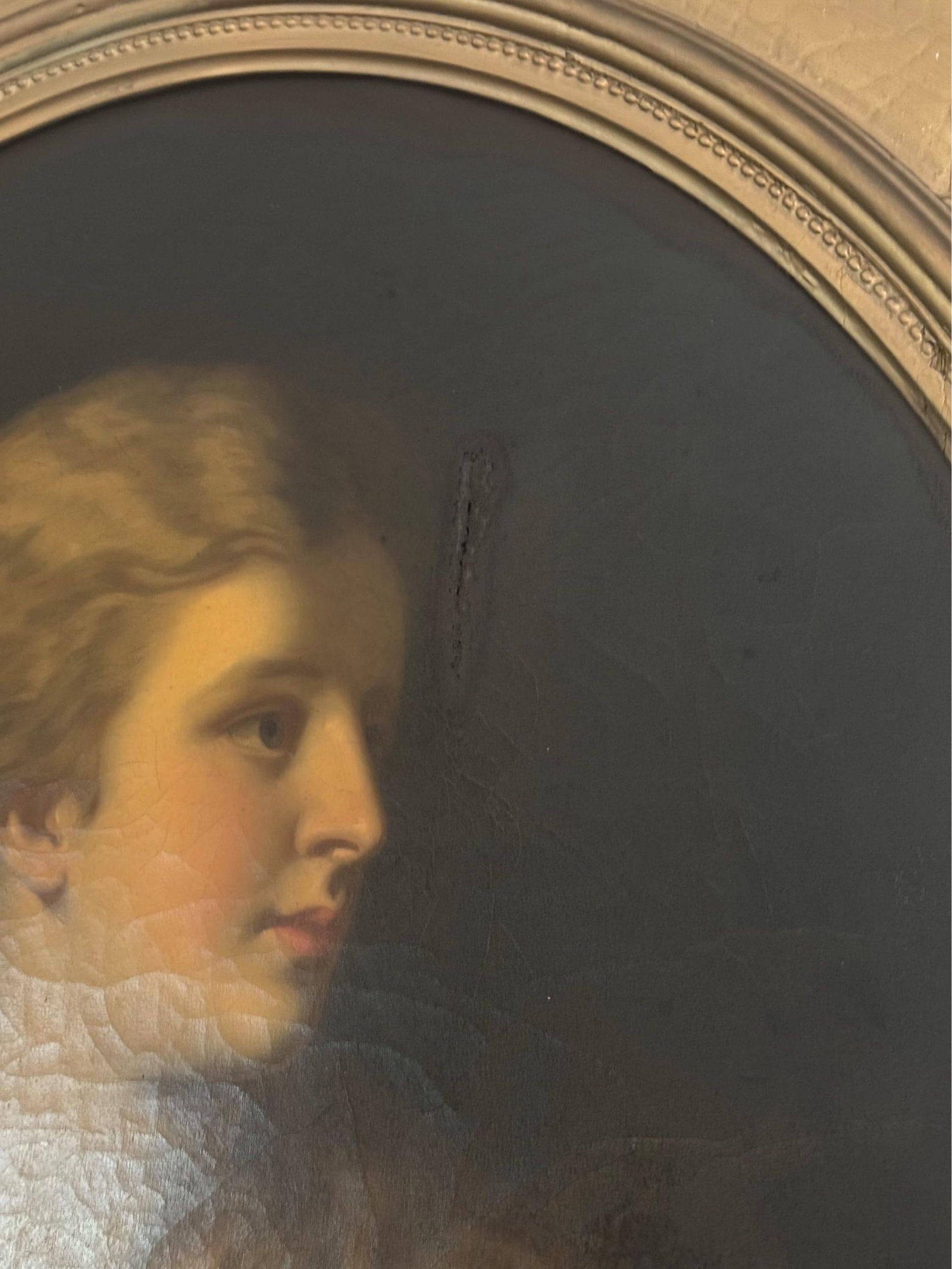 Antique Oil on Canvas Spatal Gilt Frame, Vienna, Signed 1870 - 8