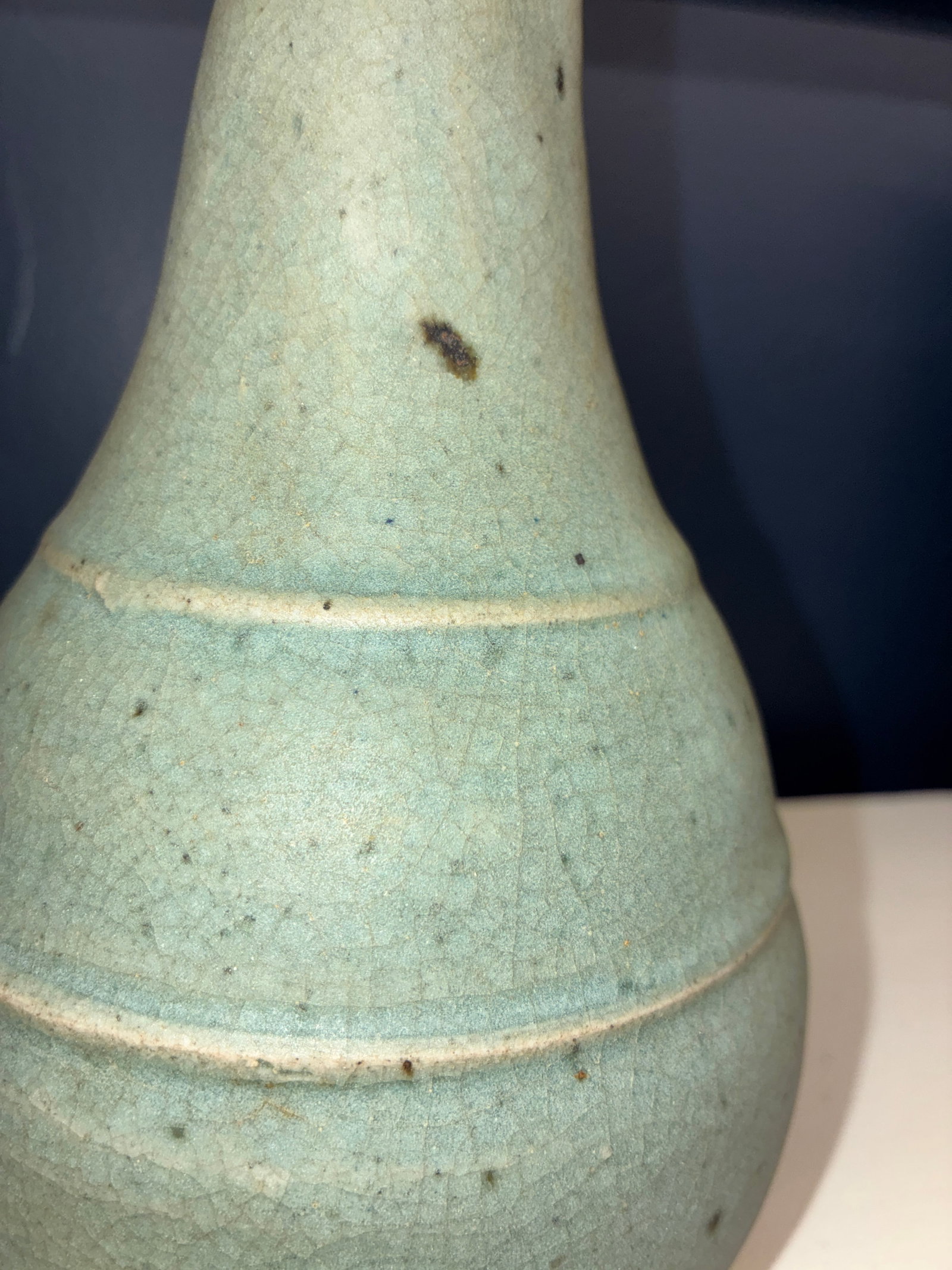 Thai Sawanghalok Celadon Ewer 16th Century W Hamsa Bird Head Mouth - 3